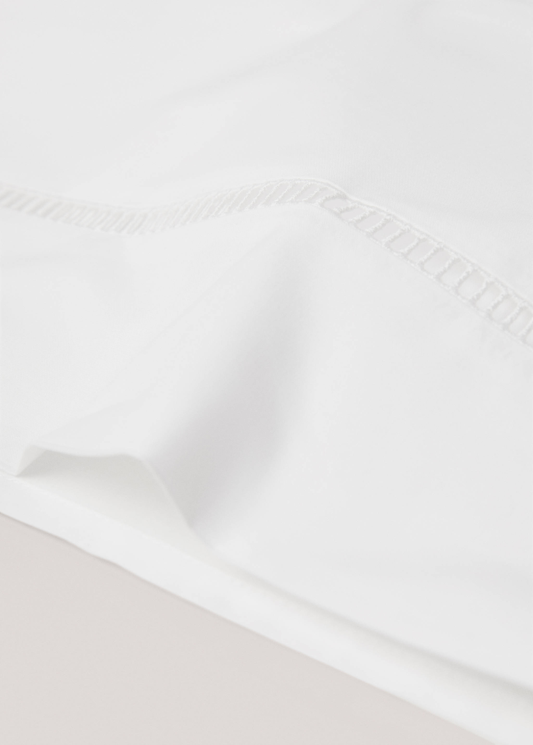 Pillowcase hemstitch detail 45x110cm - Details of the article 2