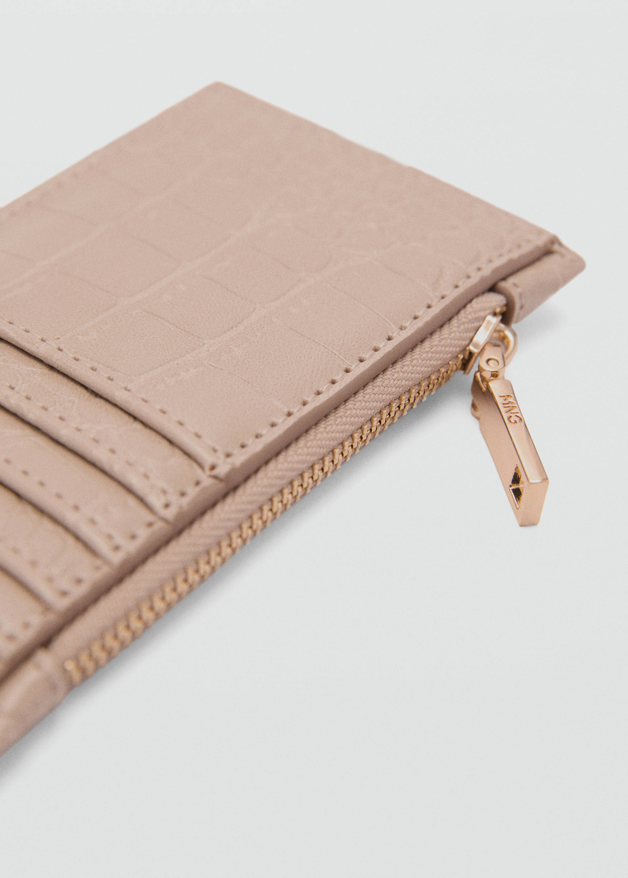 حامل بطاقات بتأثير التمساح - تفاصيل المنتج 1