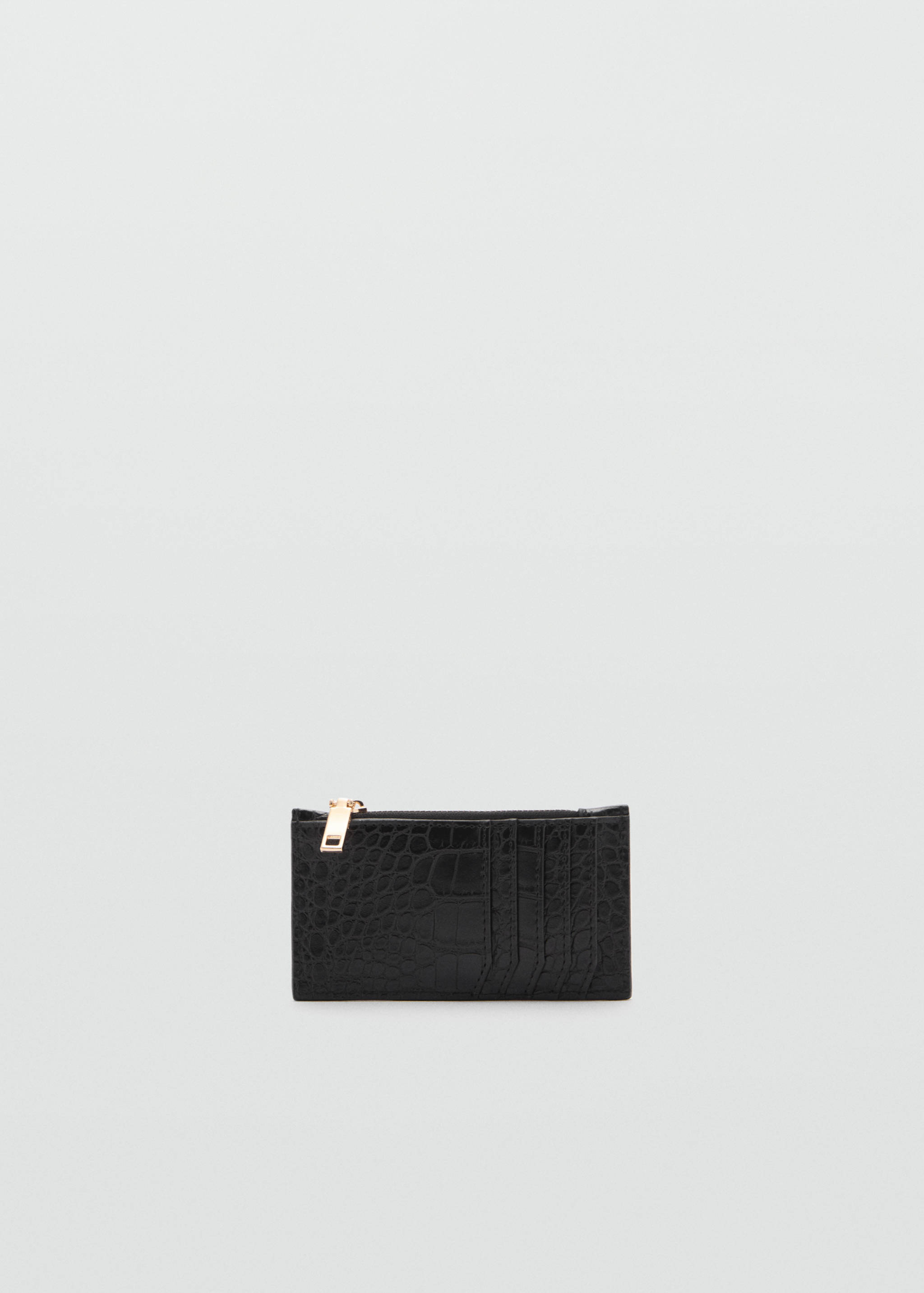 حامل بطاقات بتأثير التمساح - تفاصيل المنتج 2