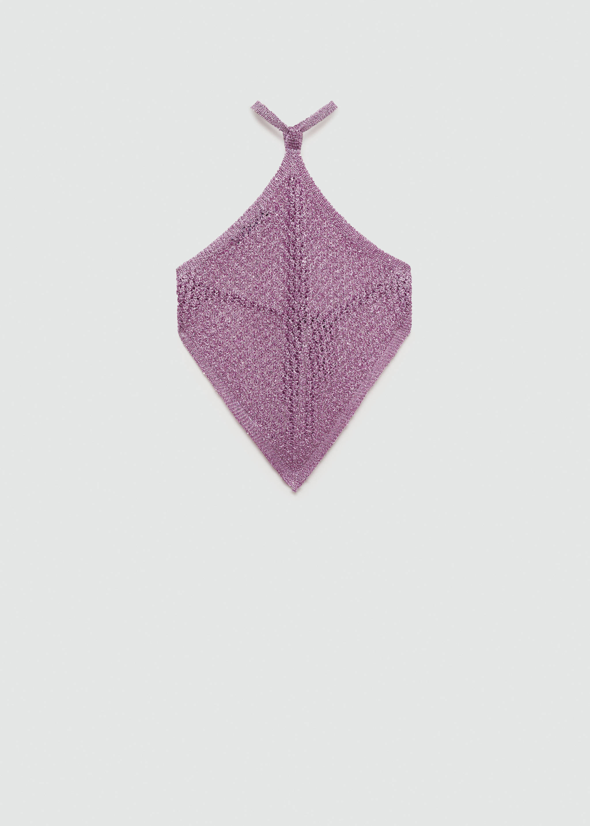 Asymmetric sequin top - Article without model