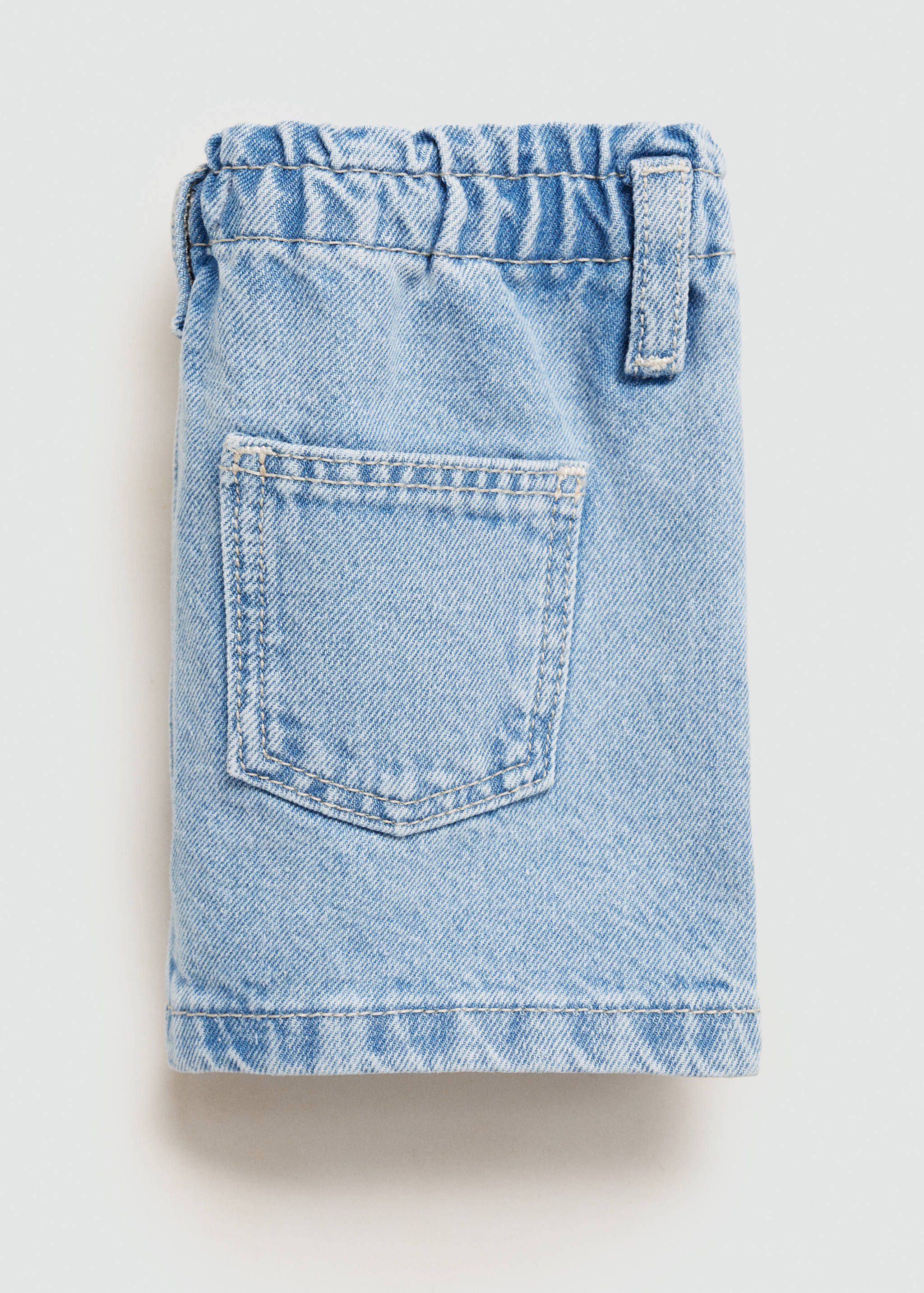 Paperbag denim skirt - Details of the article 0