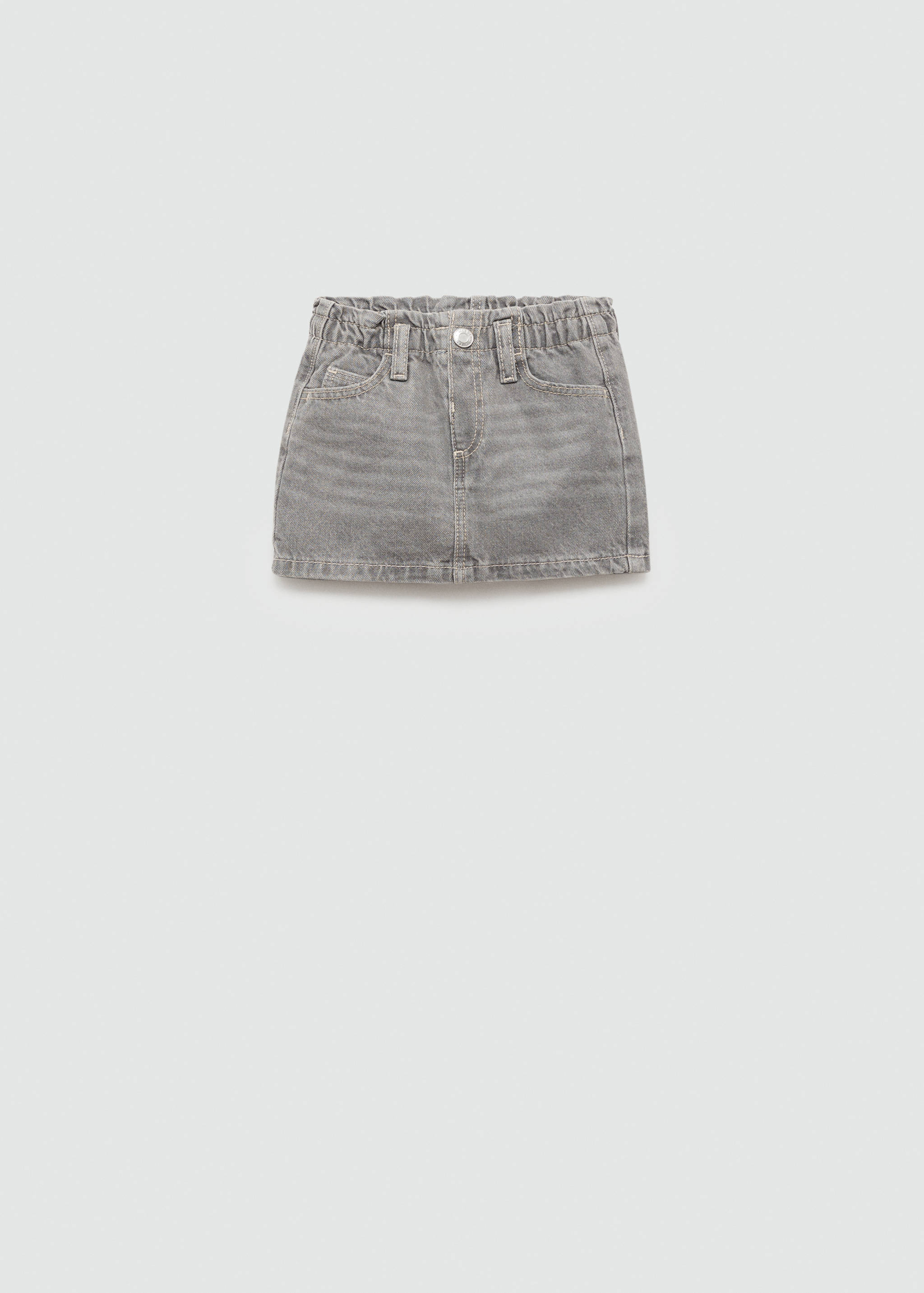 Paperbag denim skirt - Article without model