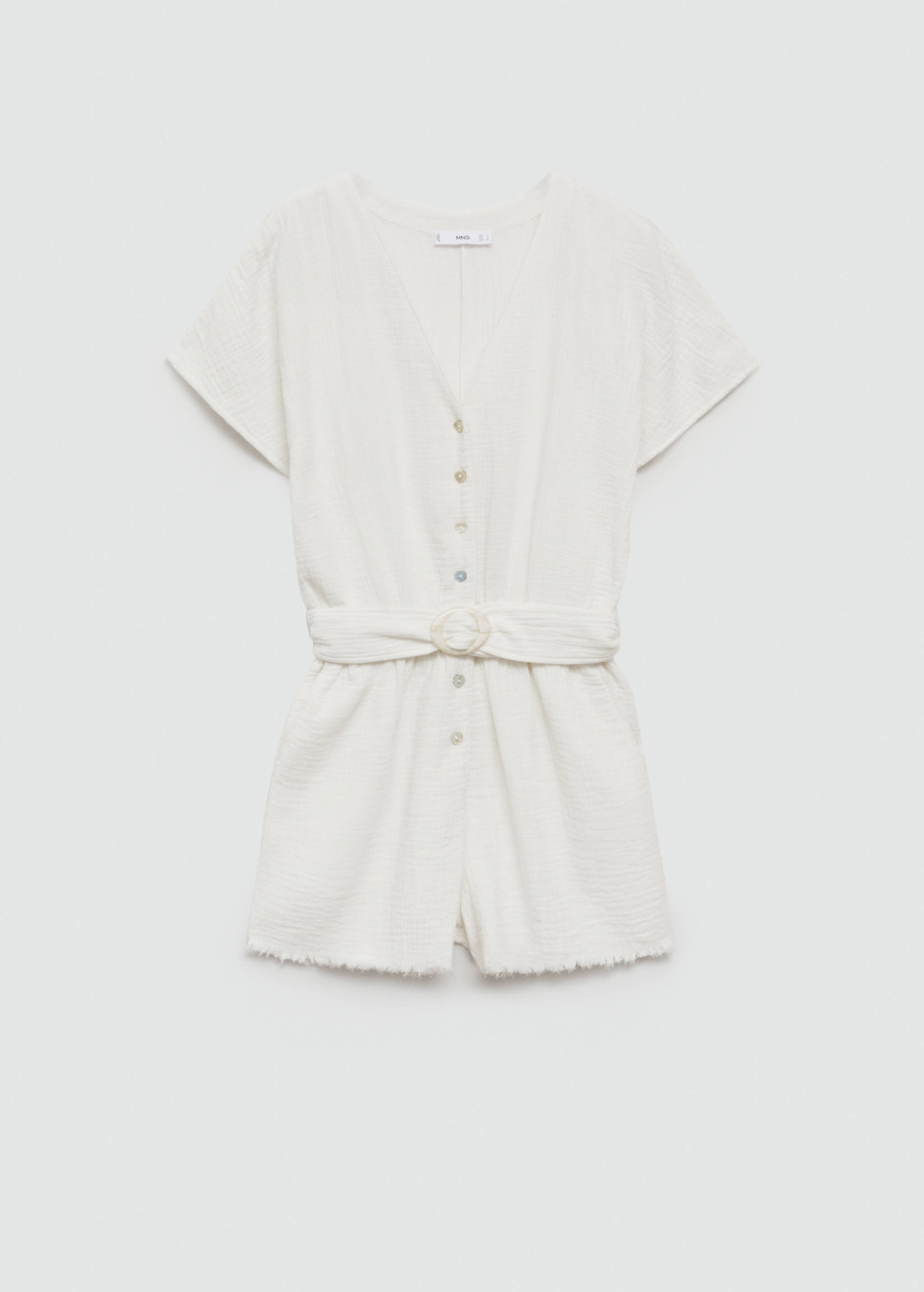 Belt short jumpsuit - Article without model