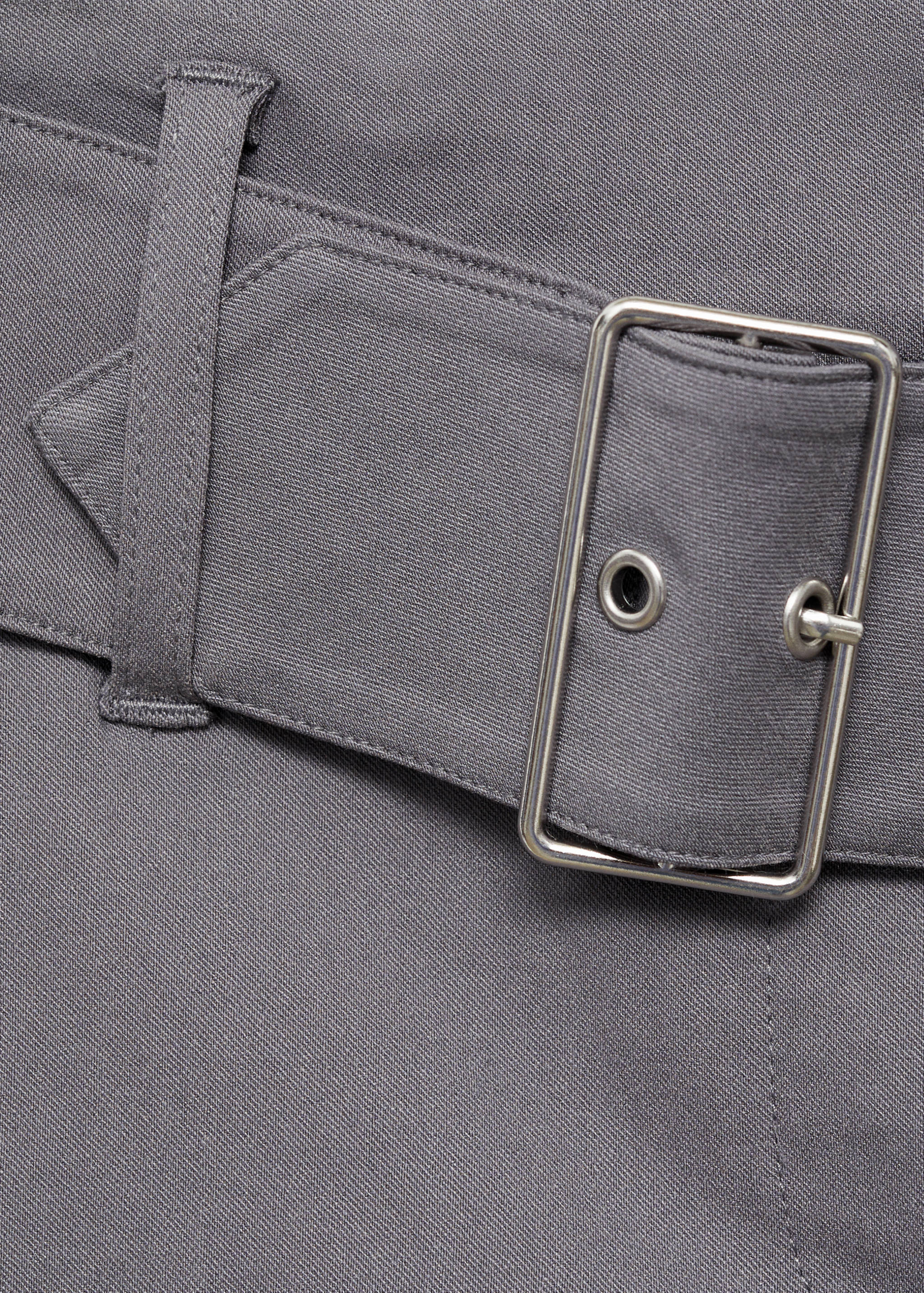 Asymmetrical shorts with belt - Details of the article 8