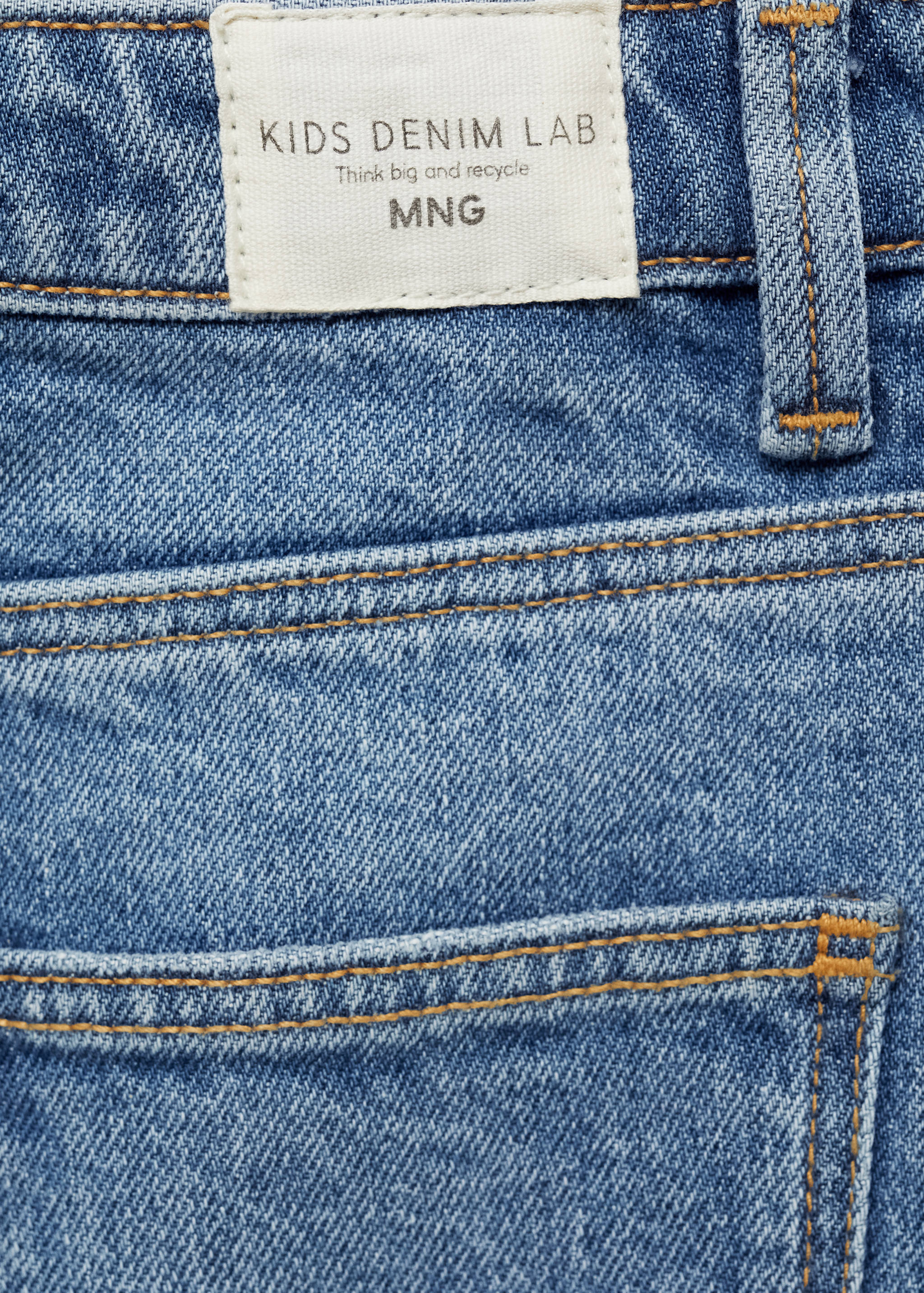 Buttoned denim skirt - Details of the article 0