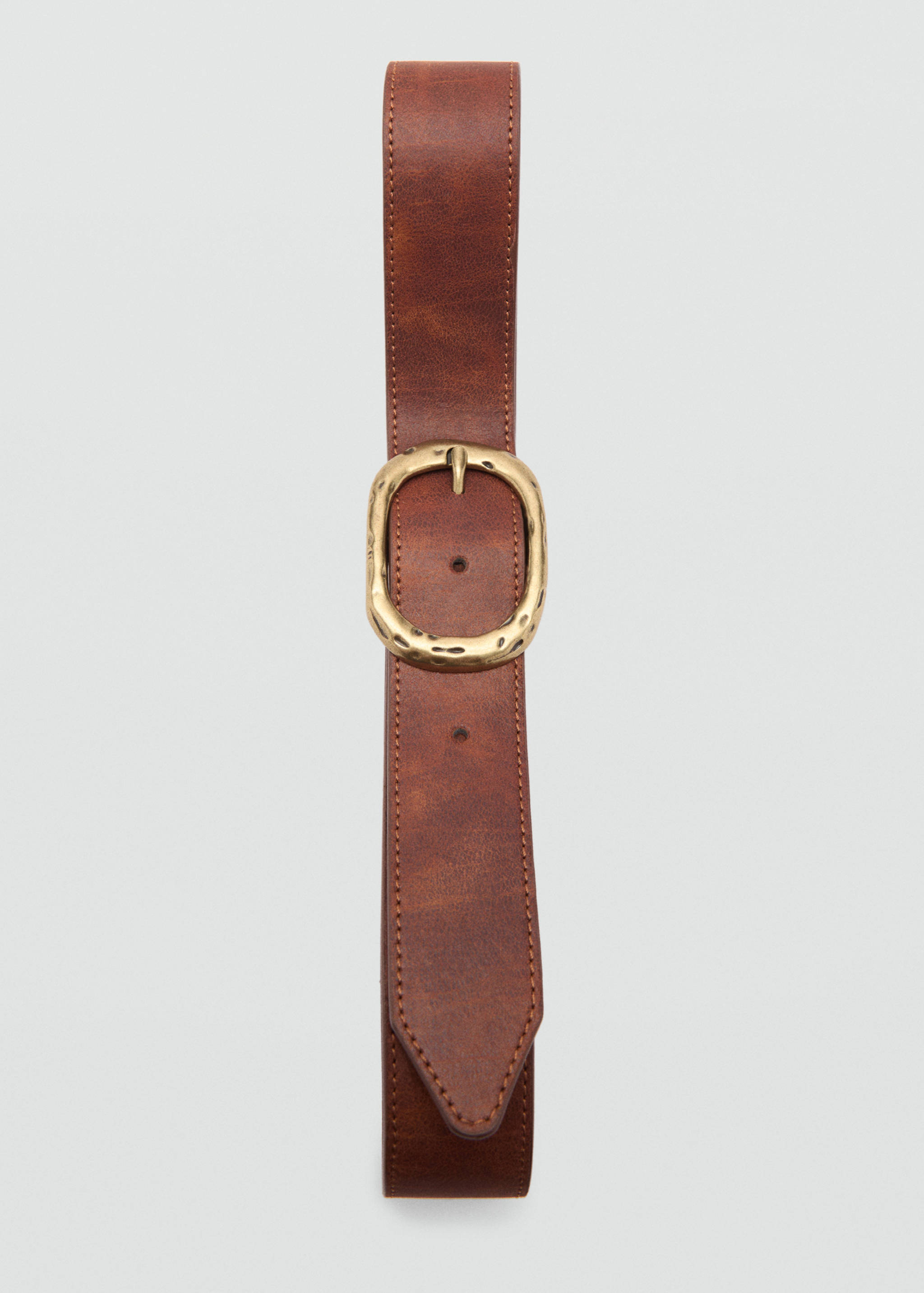 Textured belt with buckle - Details of the article 2