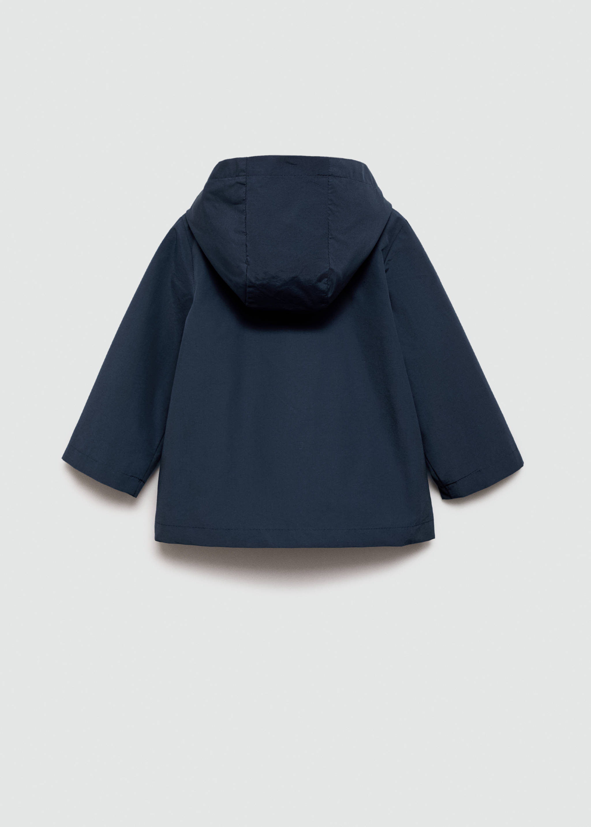 Raincoat hooded jacket - Reverse of the article