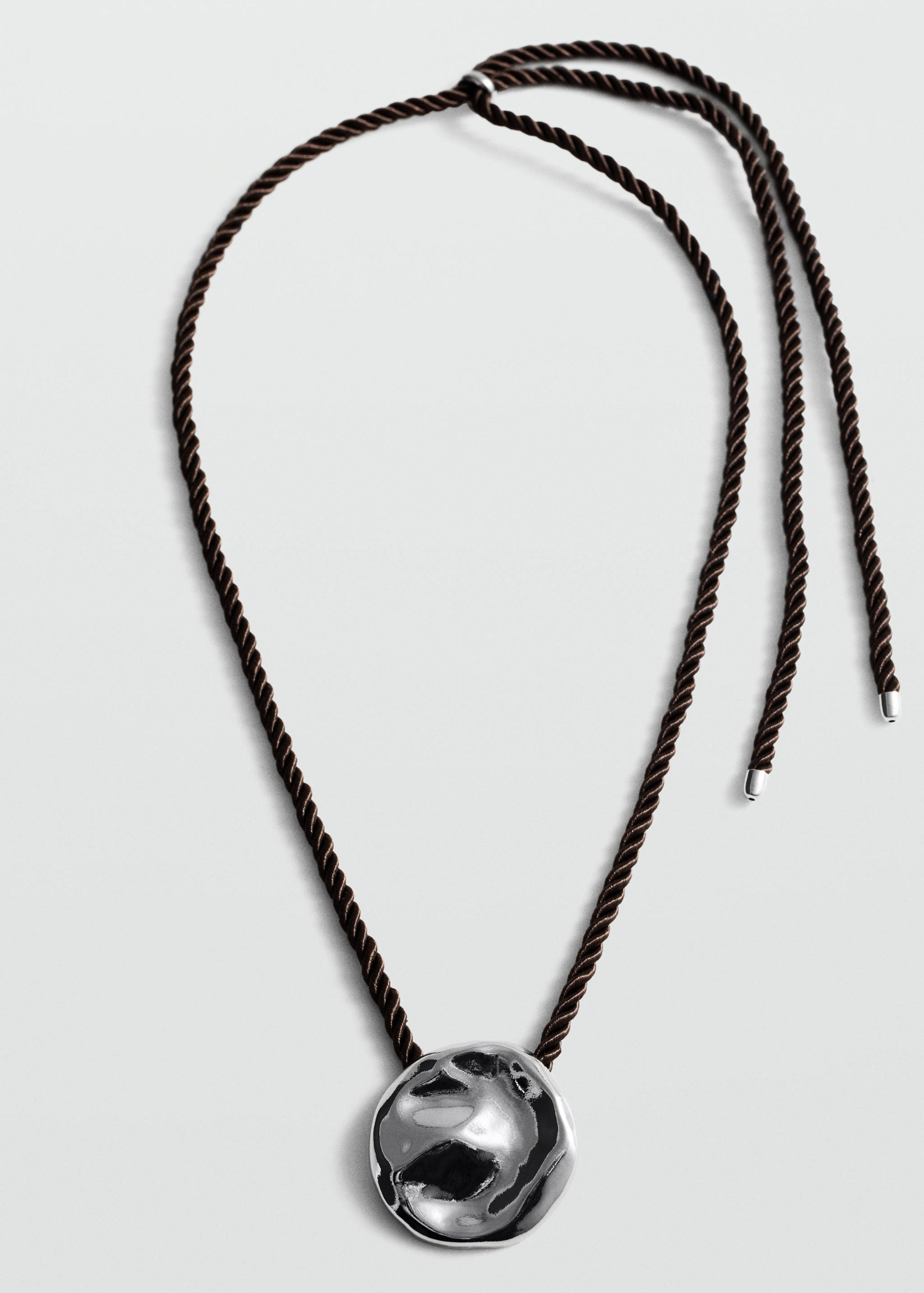 Collar cordón colgante metálico - Artículo sin modelo