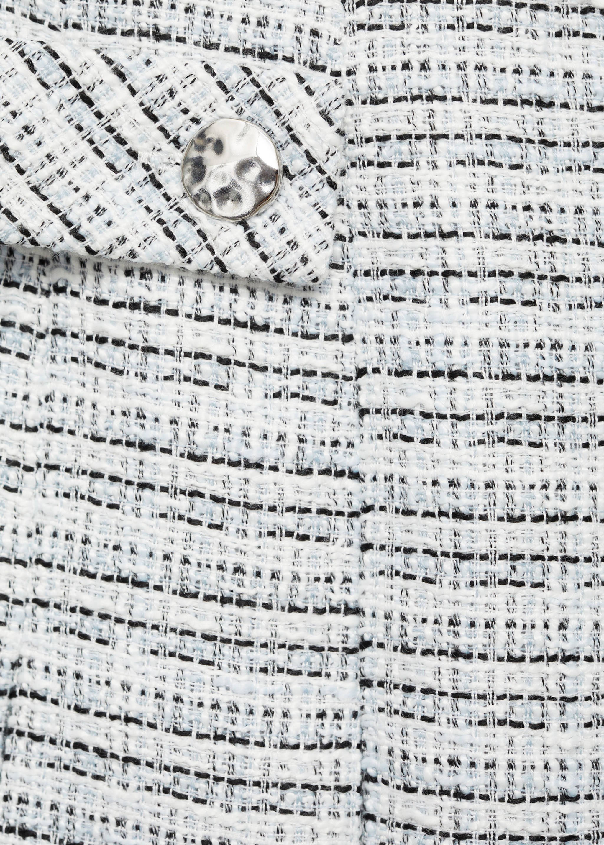 Tweed mini-skirt with buttons - Details of the article 8