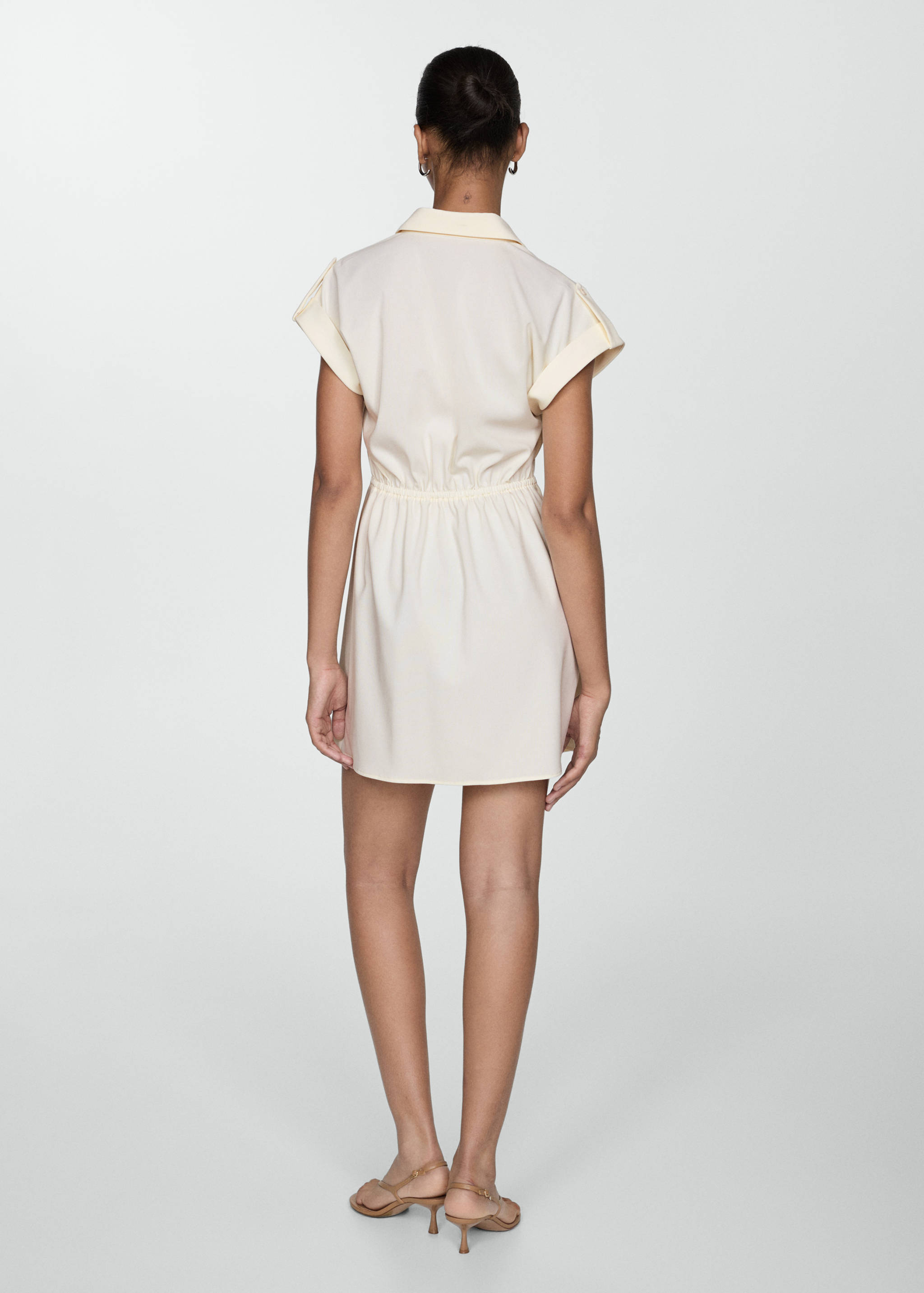 Short shirt dress - Reverse of the article