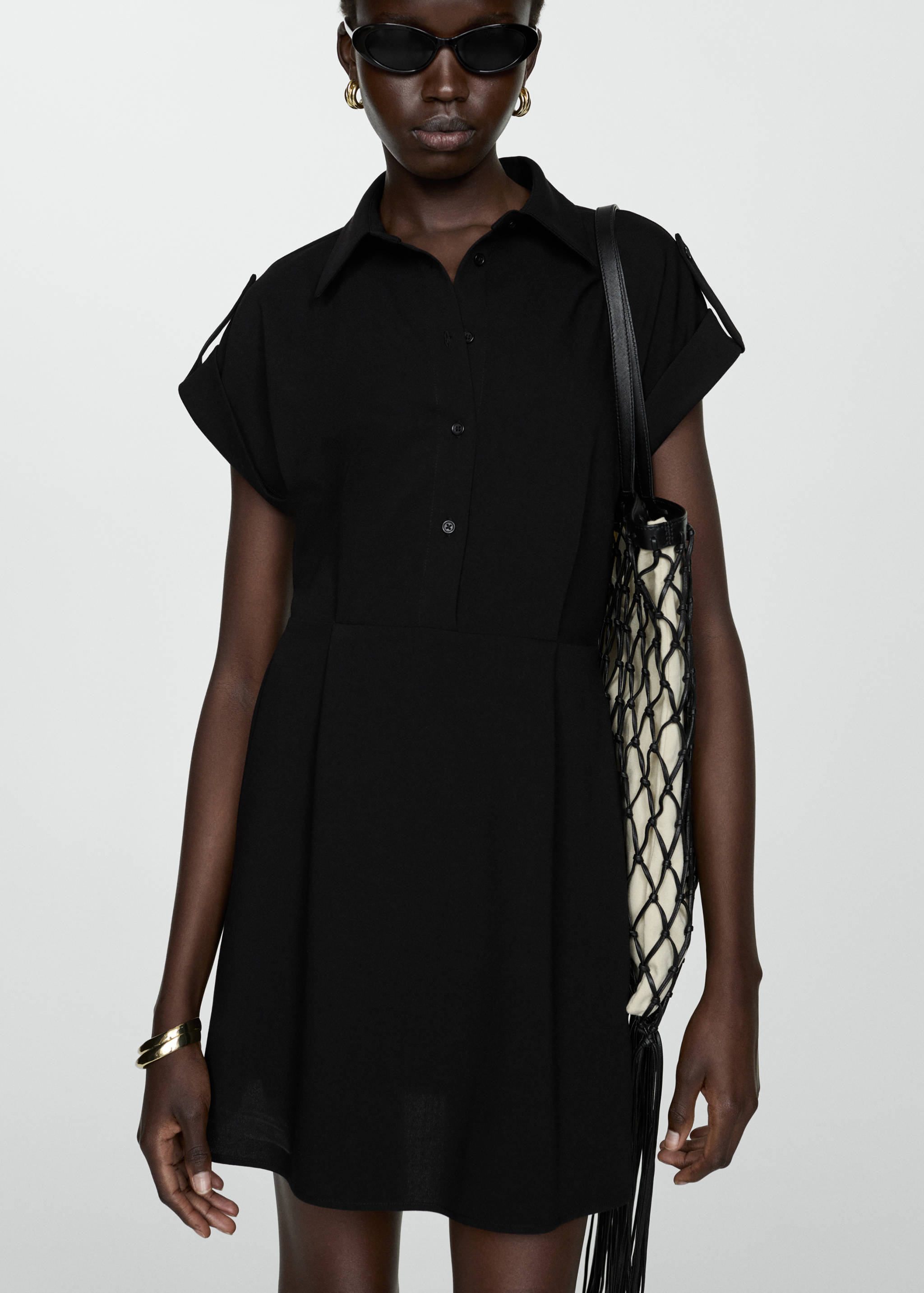 Short shirt dress - Medium plane