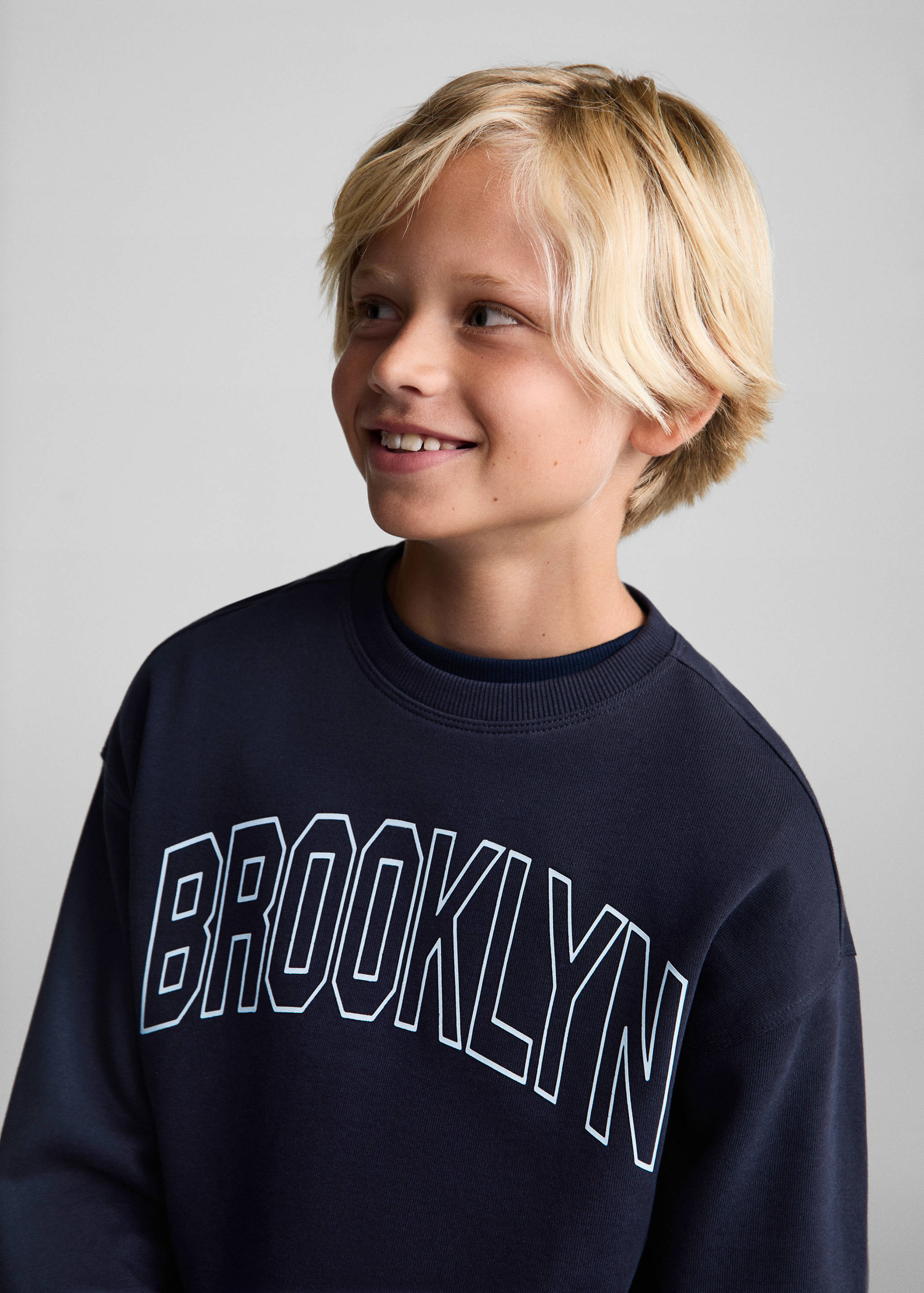 Printed cotton sweatshirt - Details of the article 1