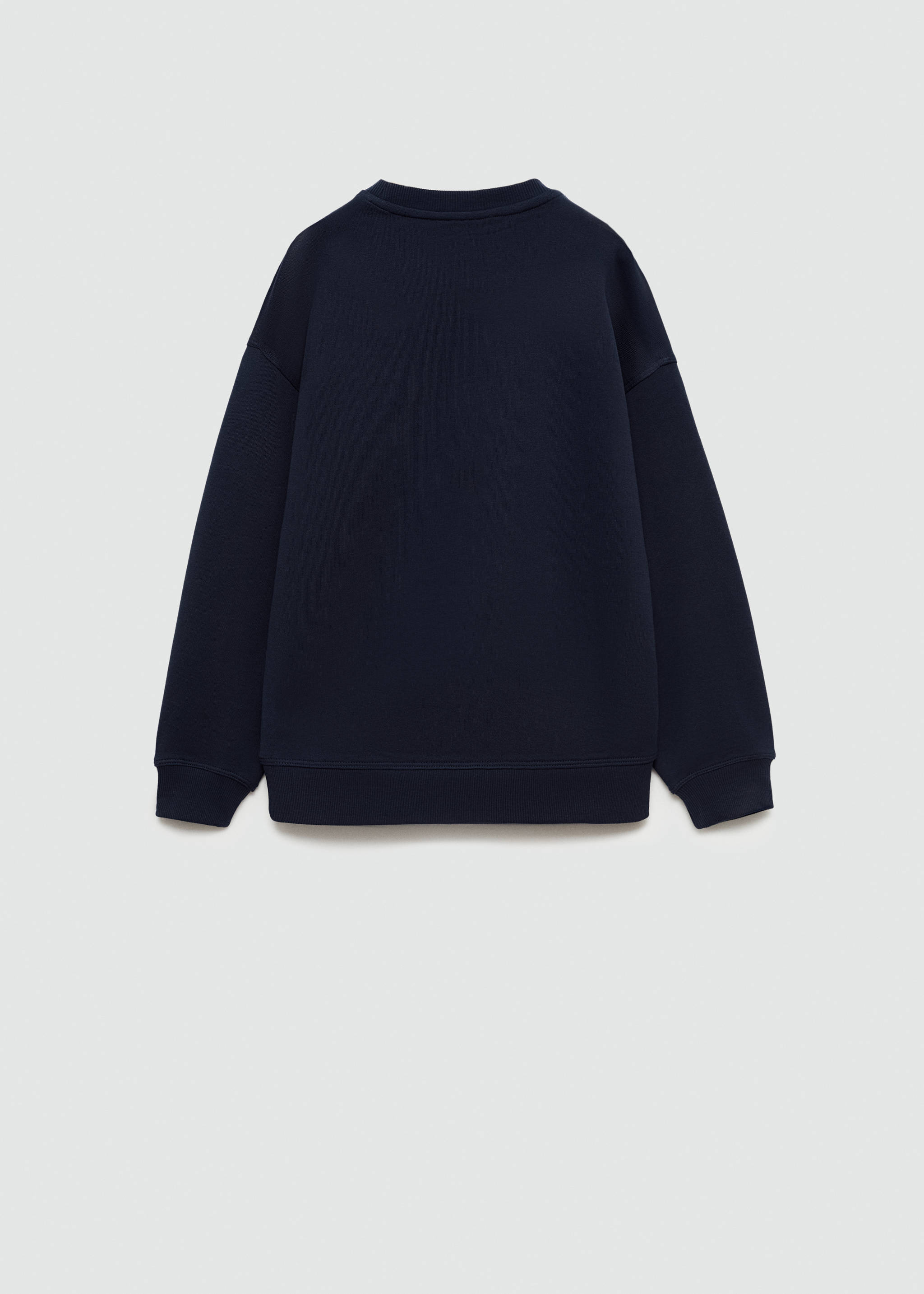 Printed cotton sweatshirt - Reverse of the article