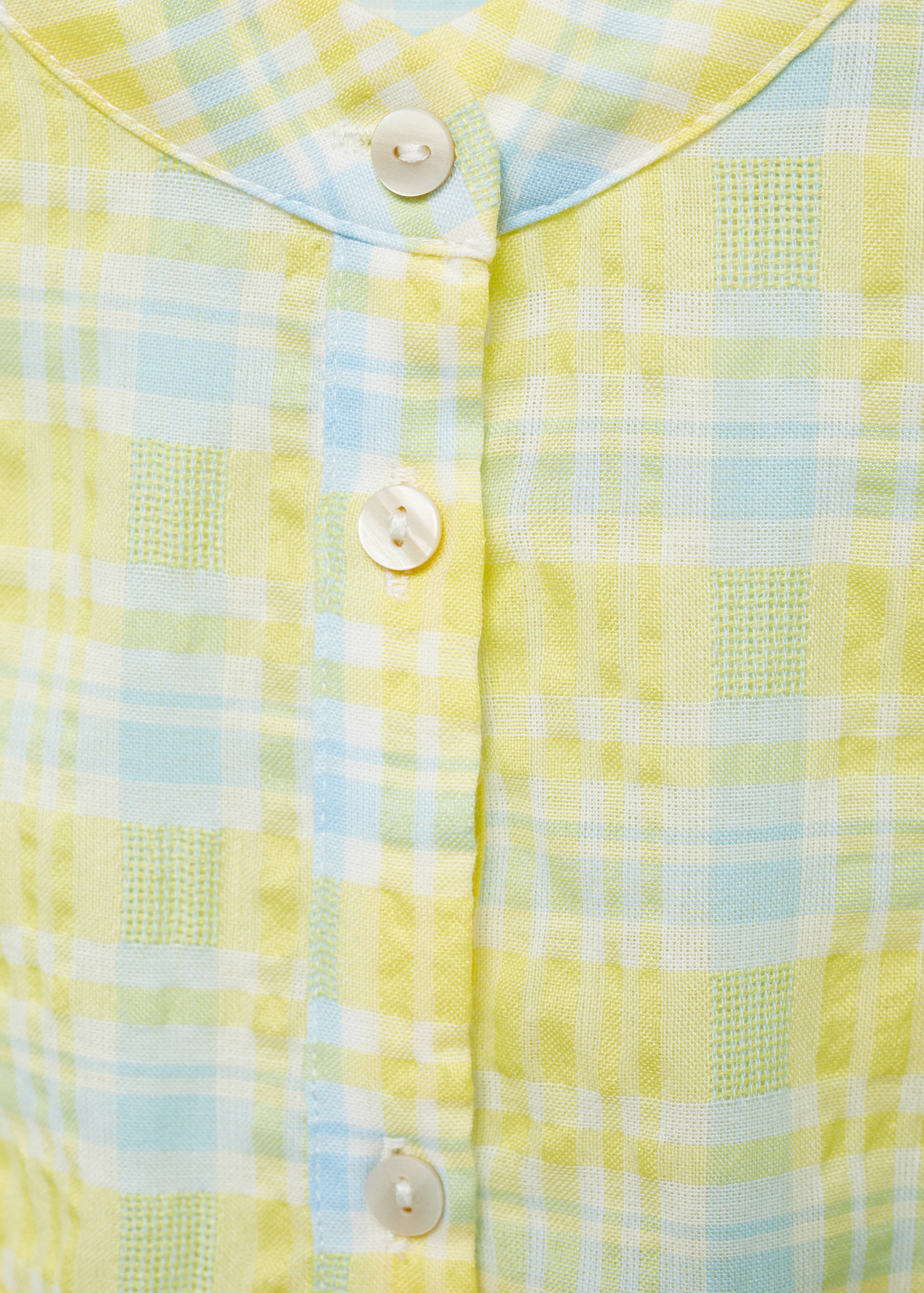 Check bow dress - Details of the article 8