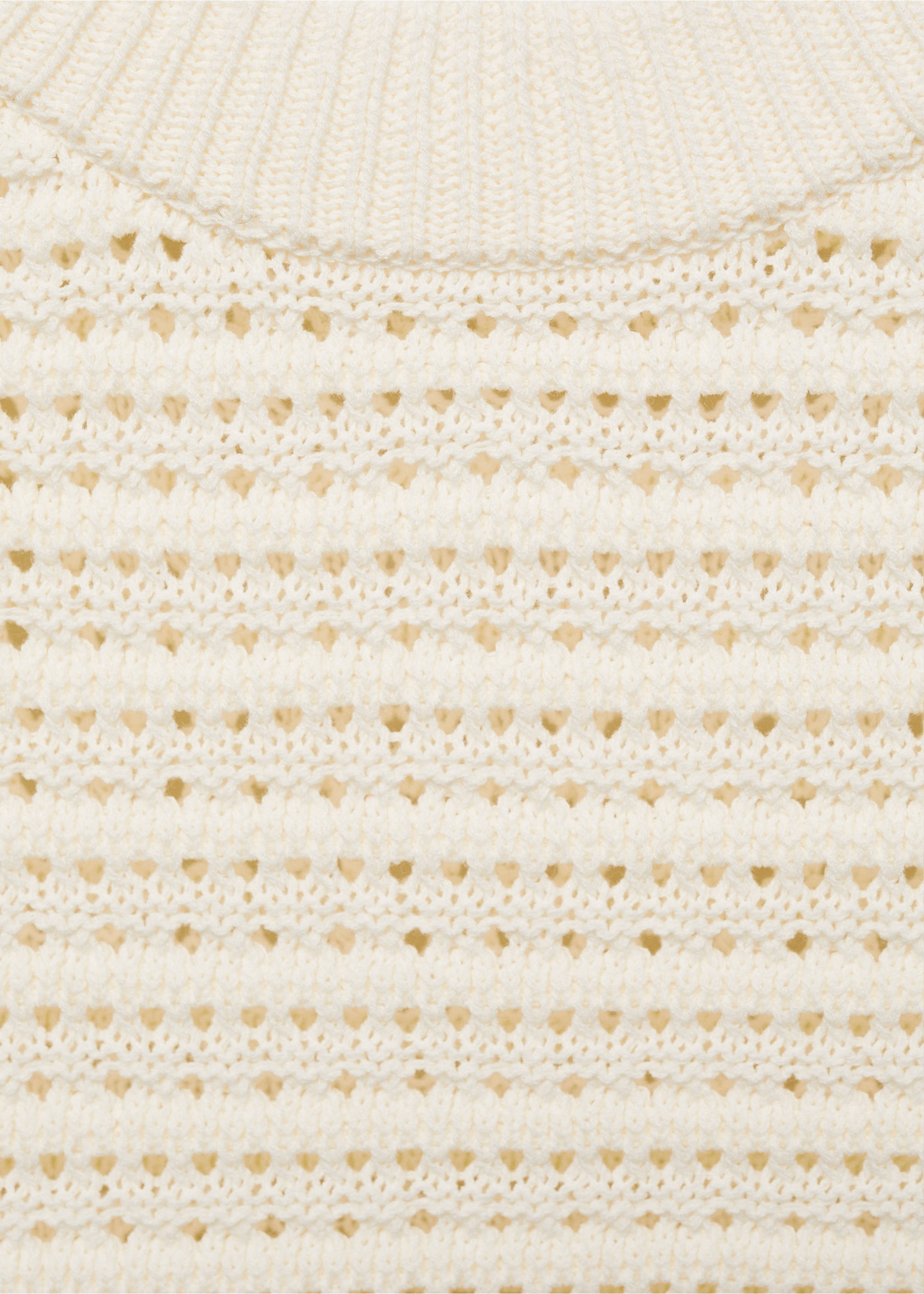 Pull-over ajouré à rayures - Détail de l'article 8, Rouge. Ref: 77082923-00.