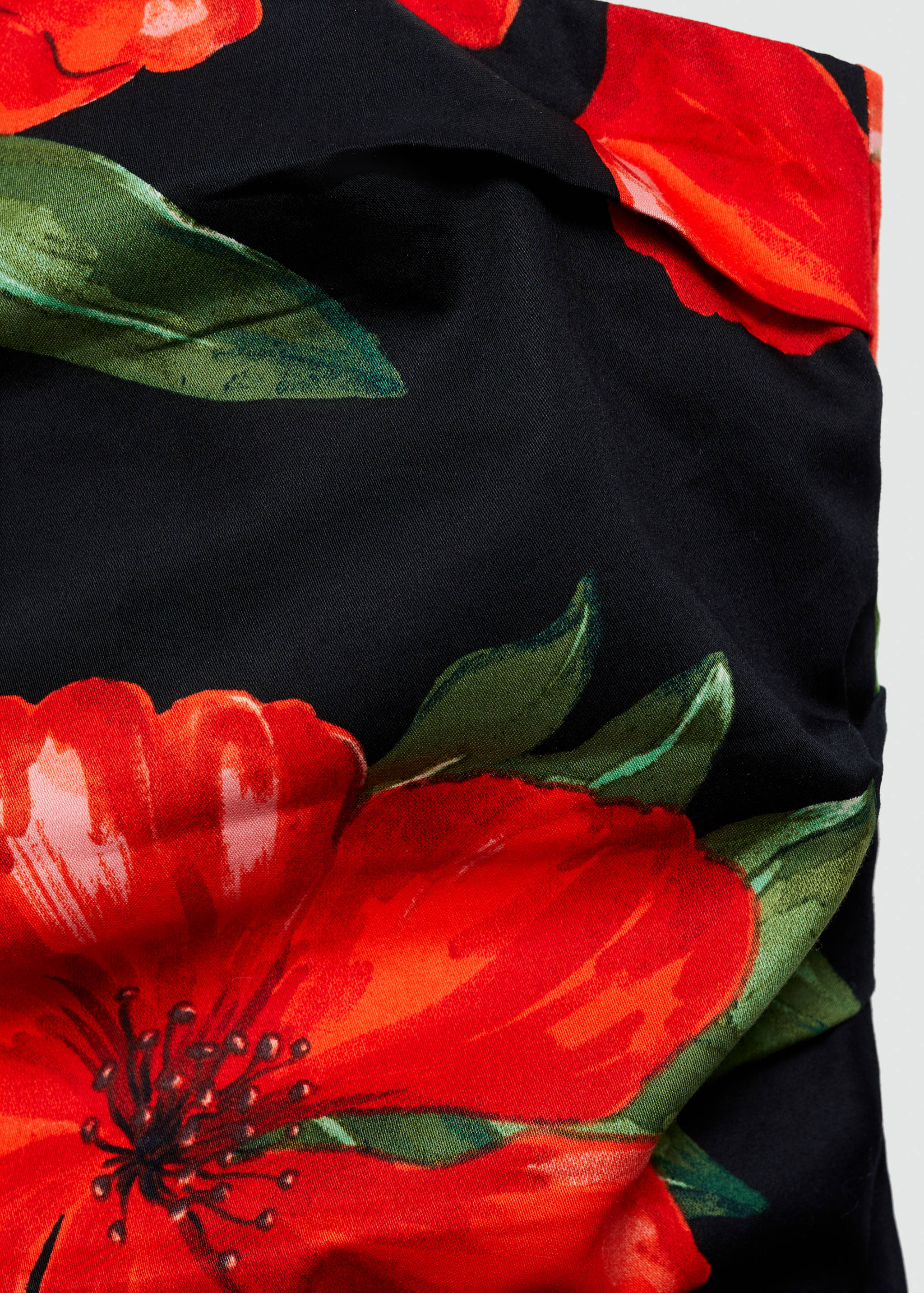Strapless floral dress - Details of the article 8
