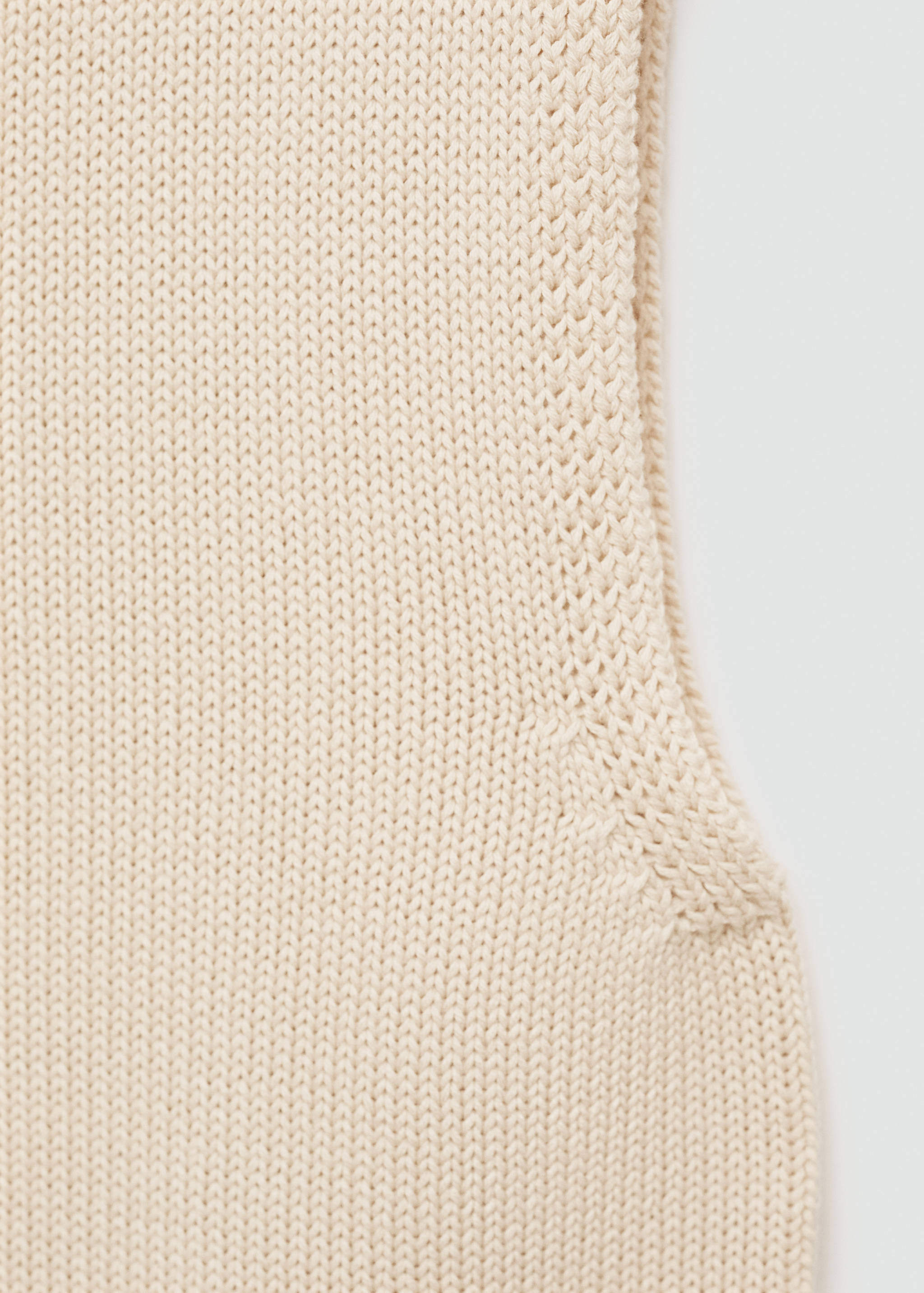 Striped knitted gilet - Details of the article 0