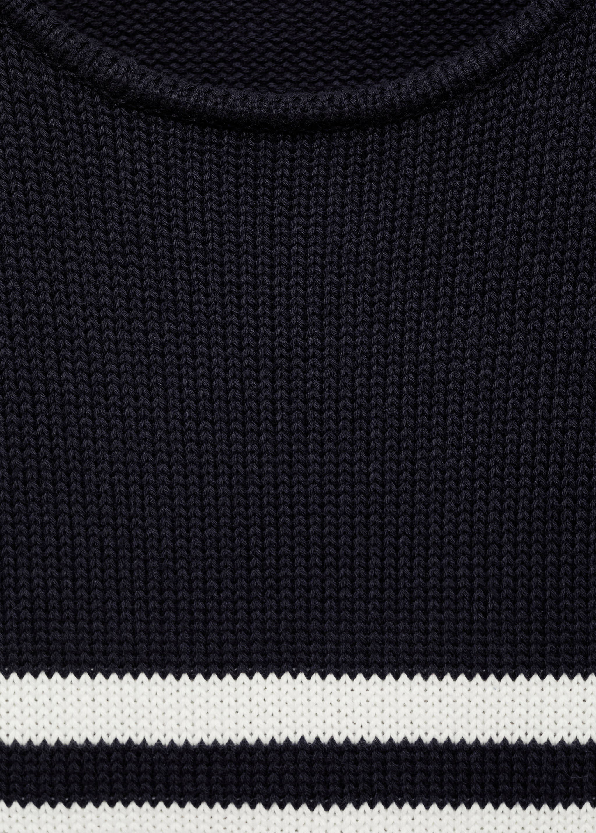Striped knitted gilet - Details of the article 8