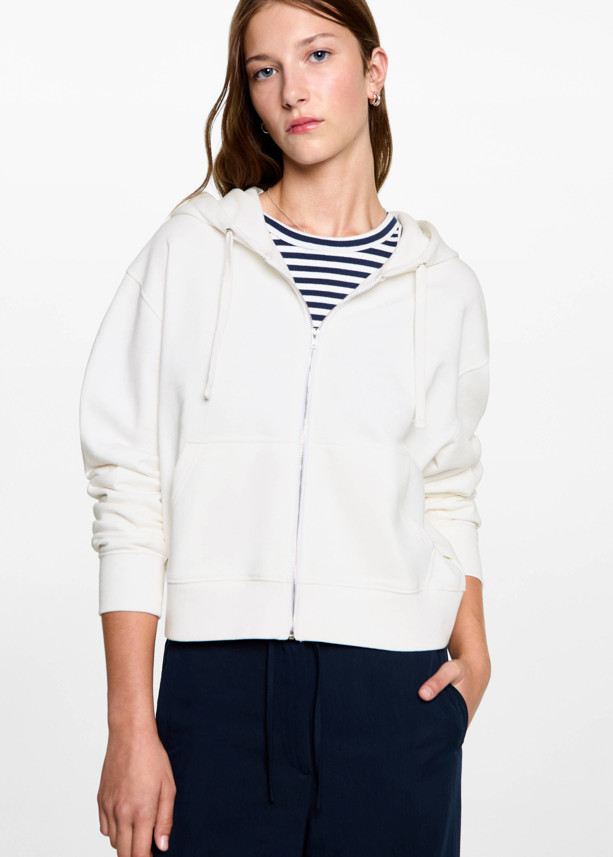 Zipped hoodie - Medium plane