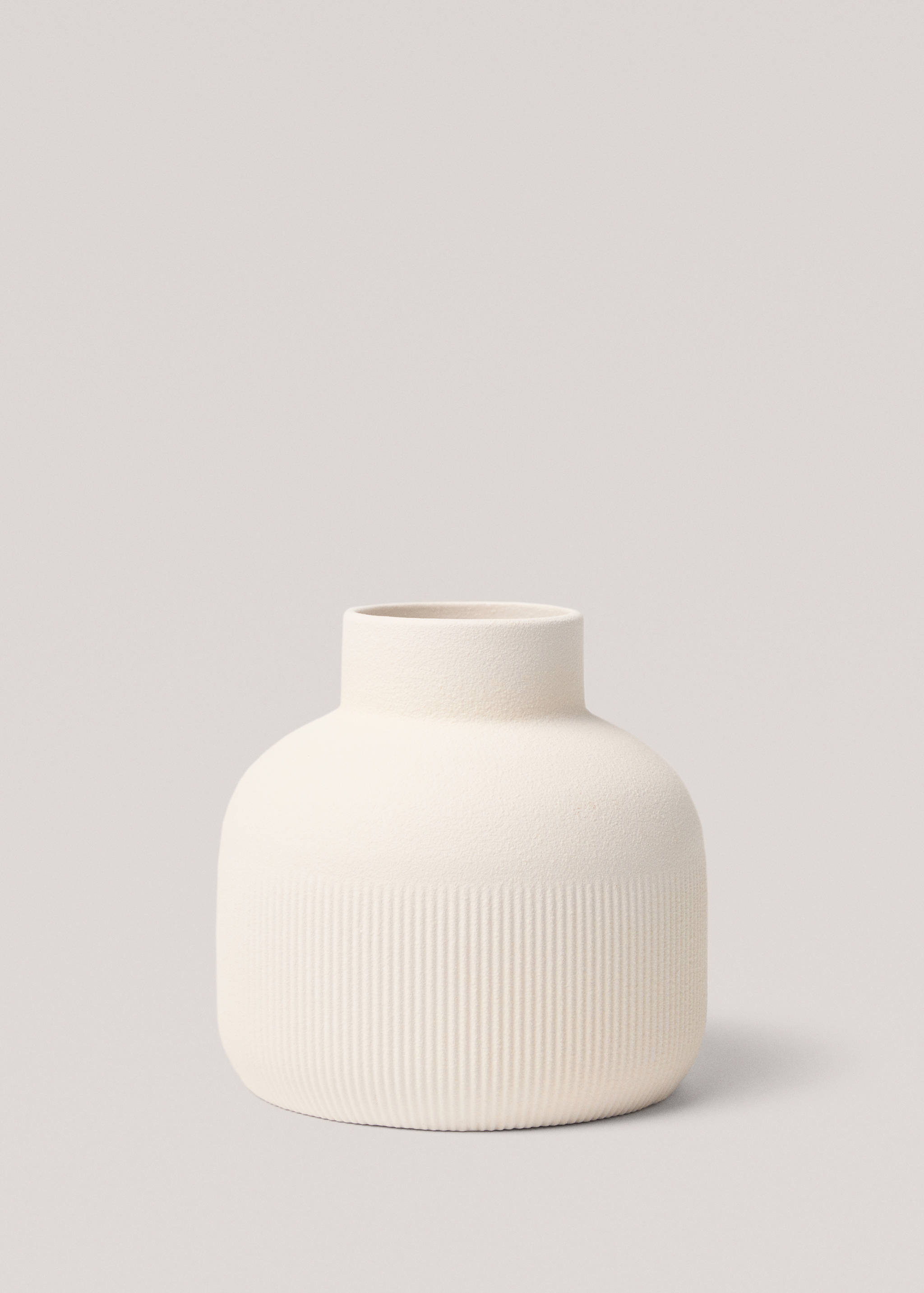 Striped stoneware vase - Article without model