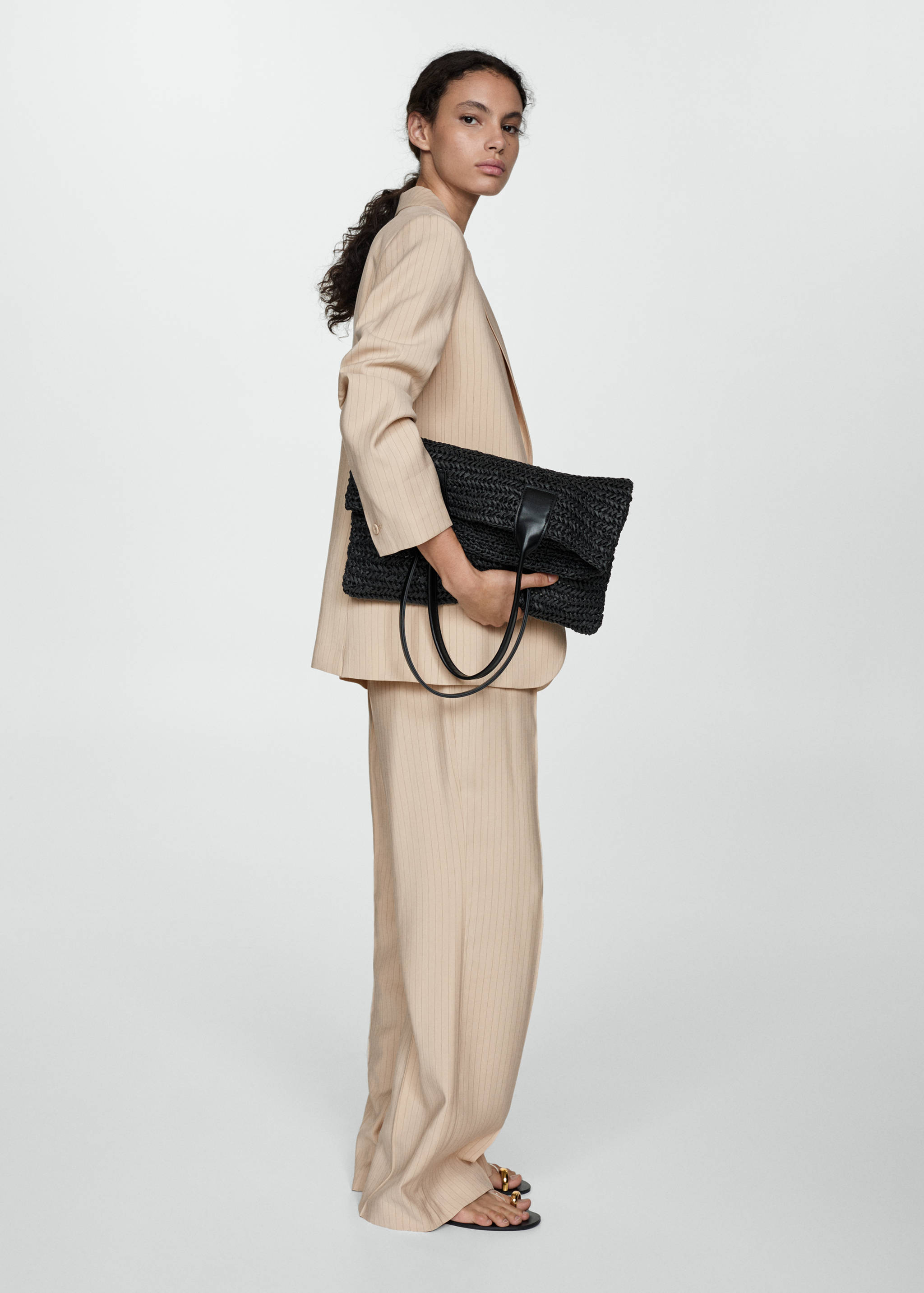 Striped suit trousers - Details of the article 2