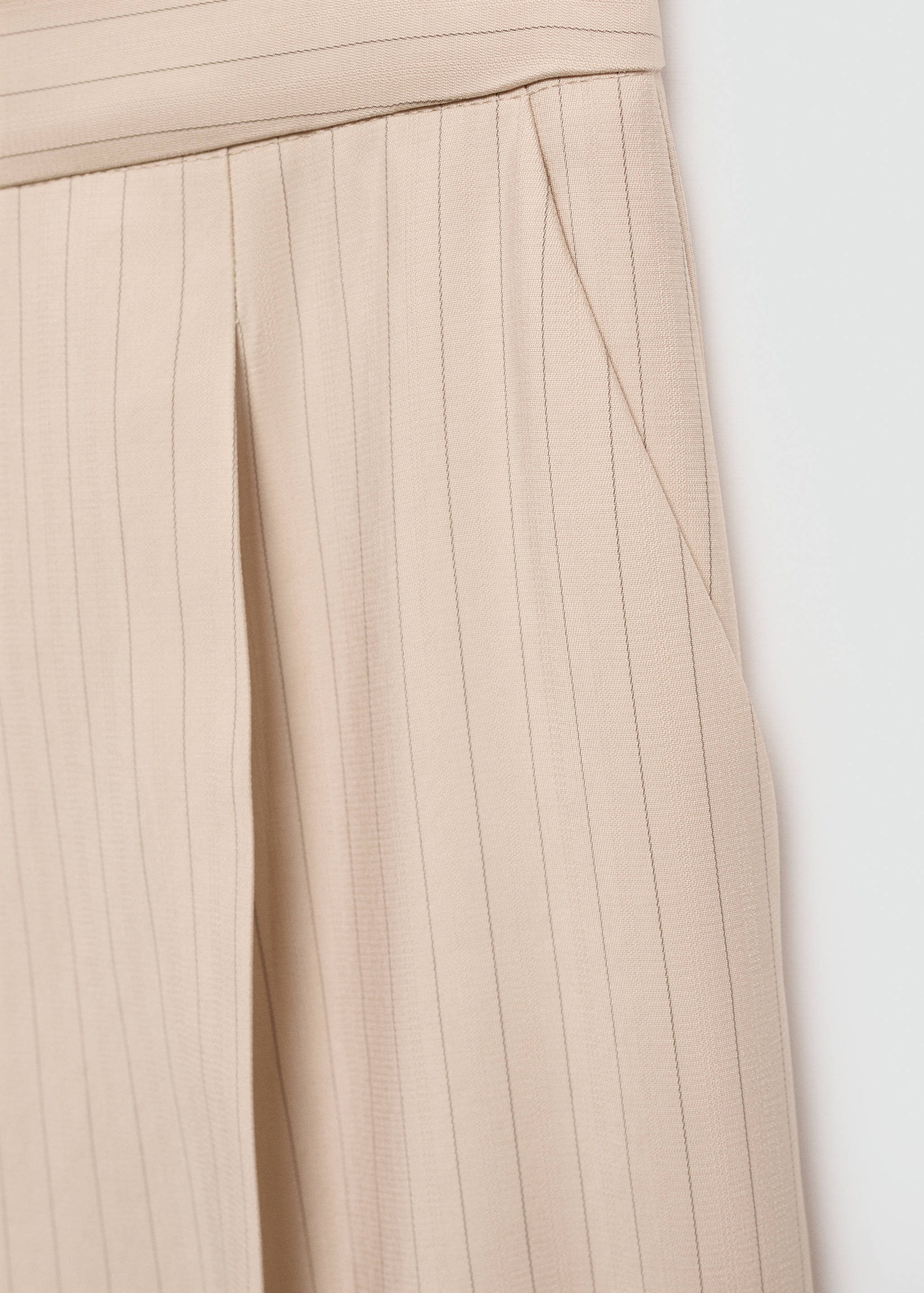 Striped suit trousers - Details of the article 0