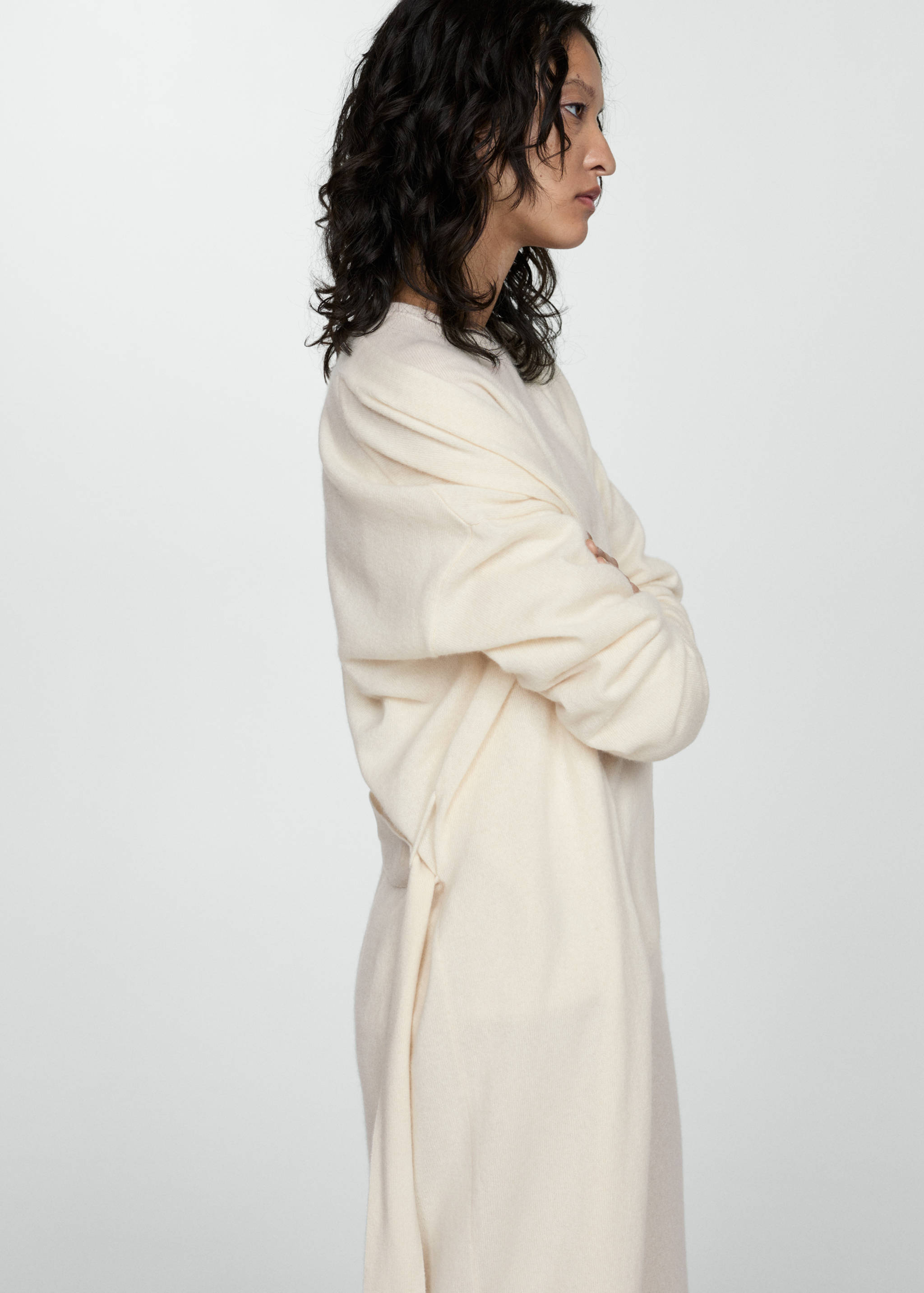 Cardigan 100 % cachemire - Plan moyen