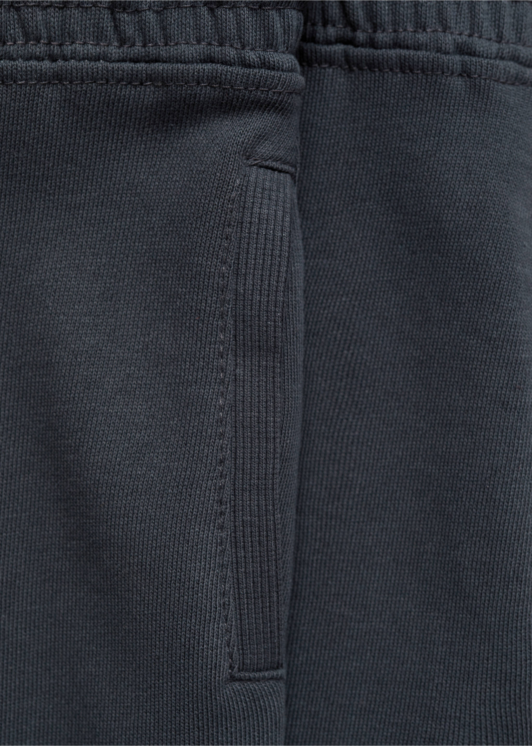 Cotton jogger-style trousers - Details of the article 0, Charcoal. Ref: 77083271-00.