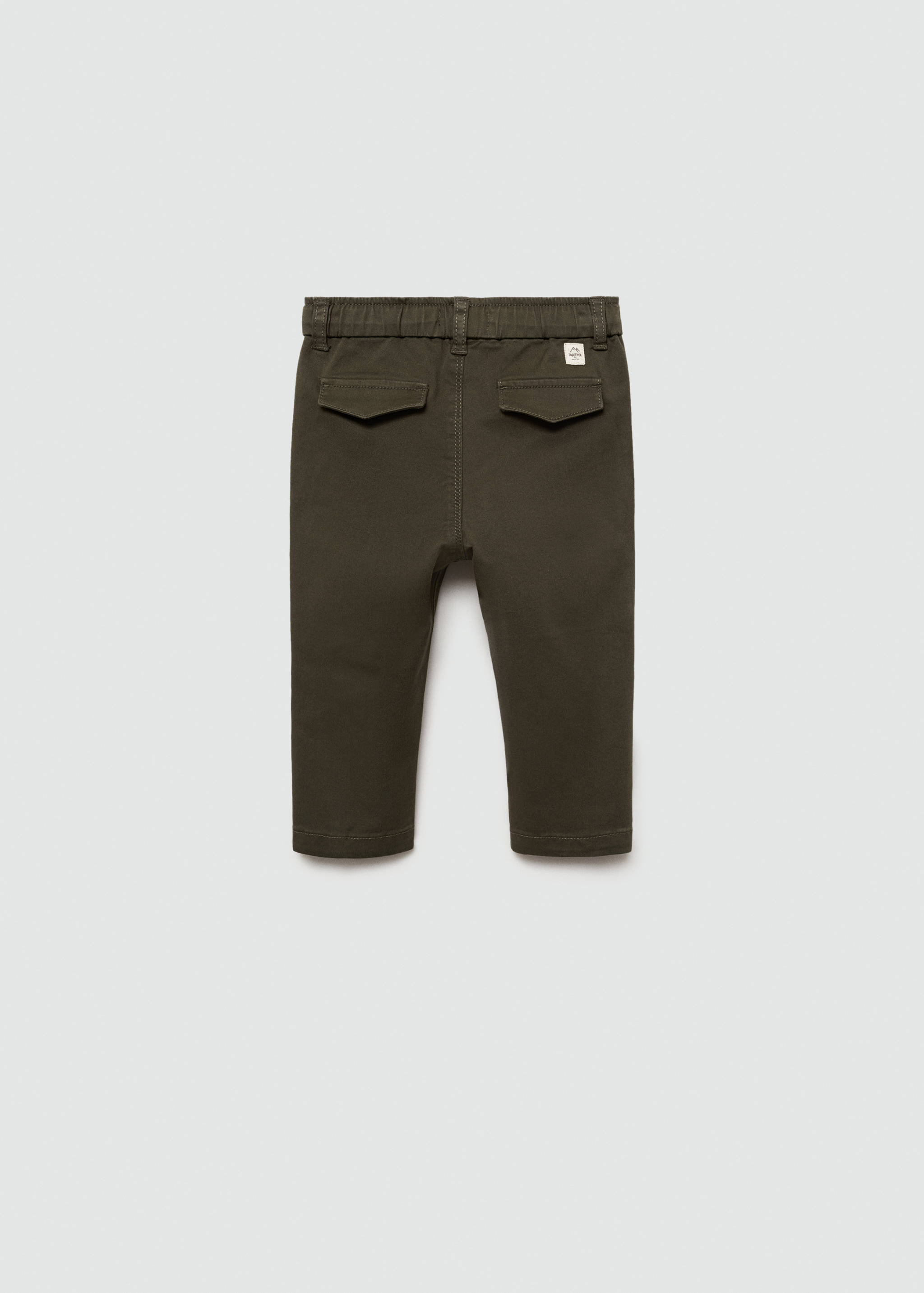 Elastic waist trousers - Reverse of the article