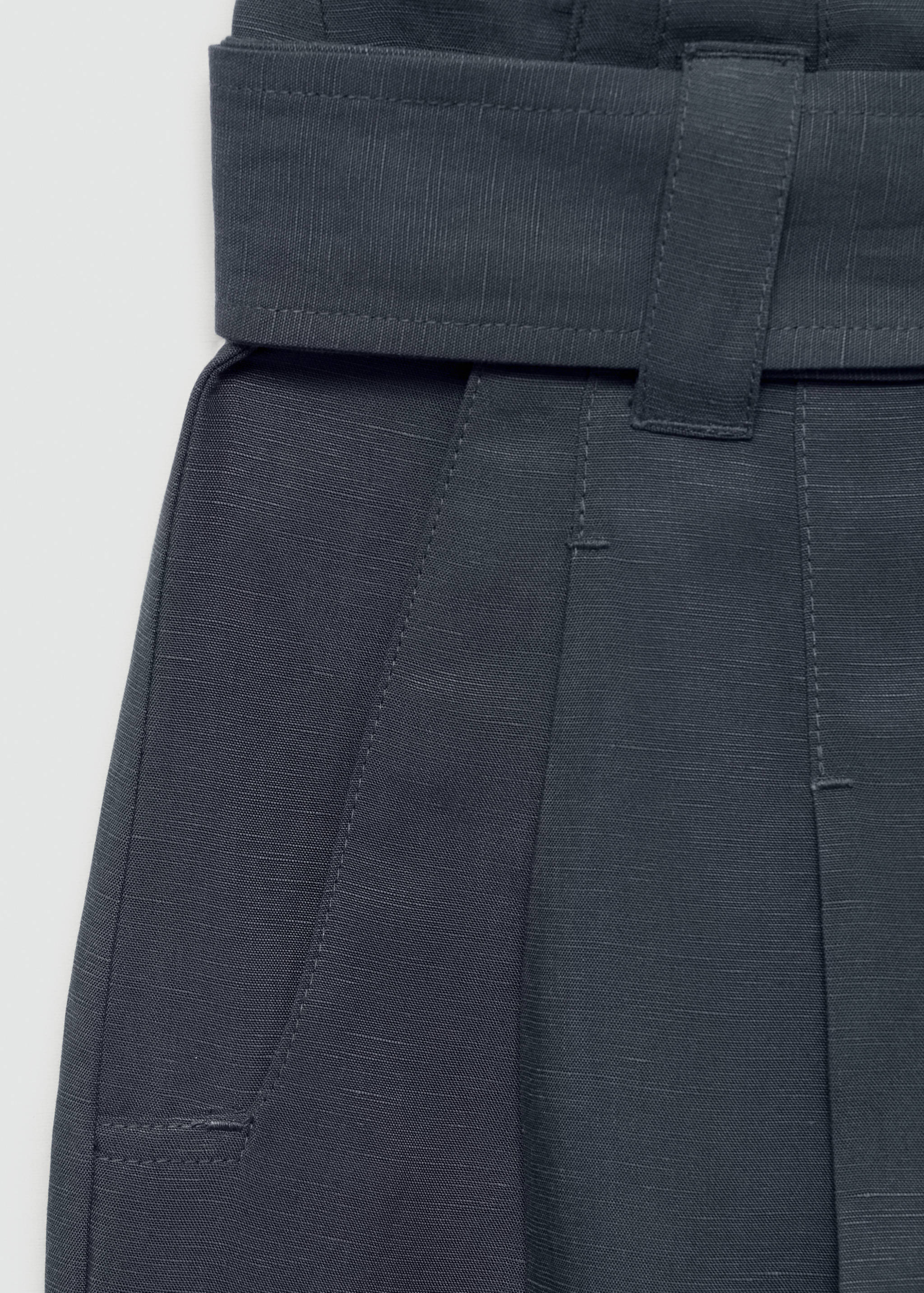 Lyocell pants with belt - Details of the article 8