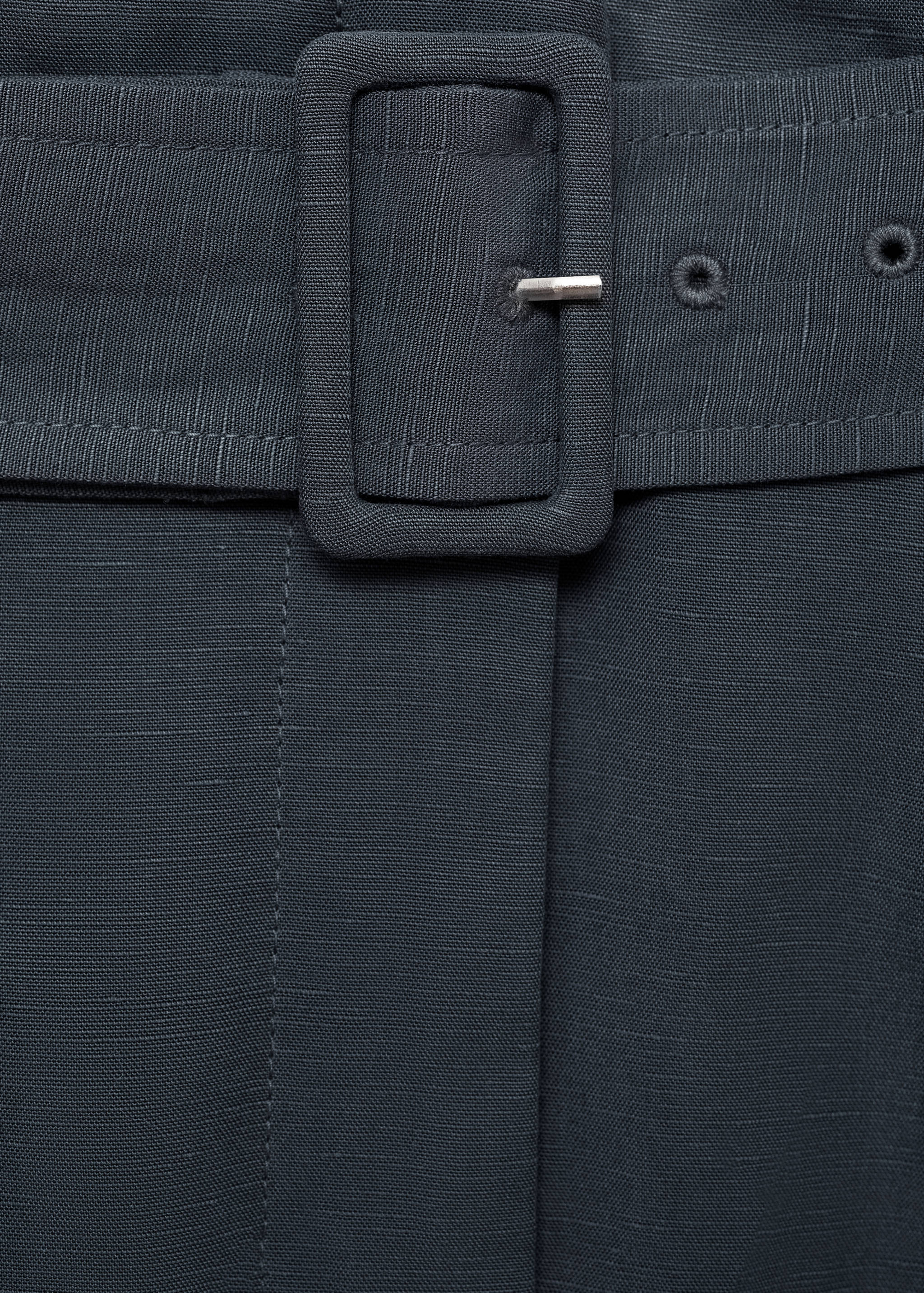 Lyocell pants with belt - Details of the article 0