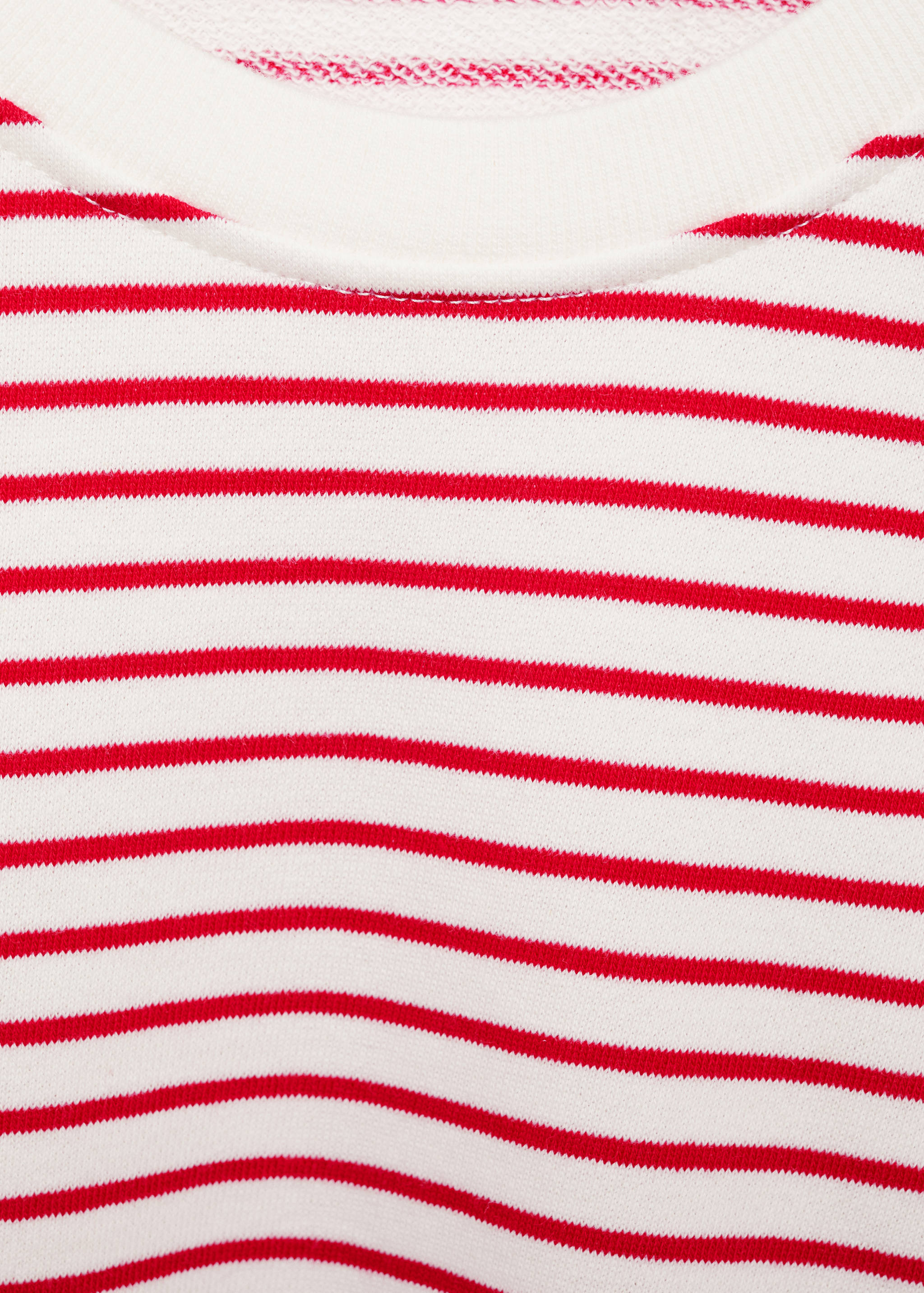 Striped cotton-blend sweatshirt - Details of the article 8