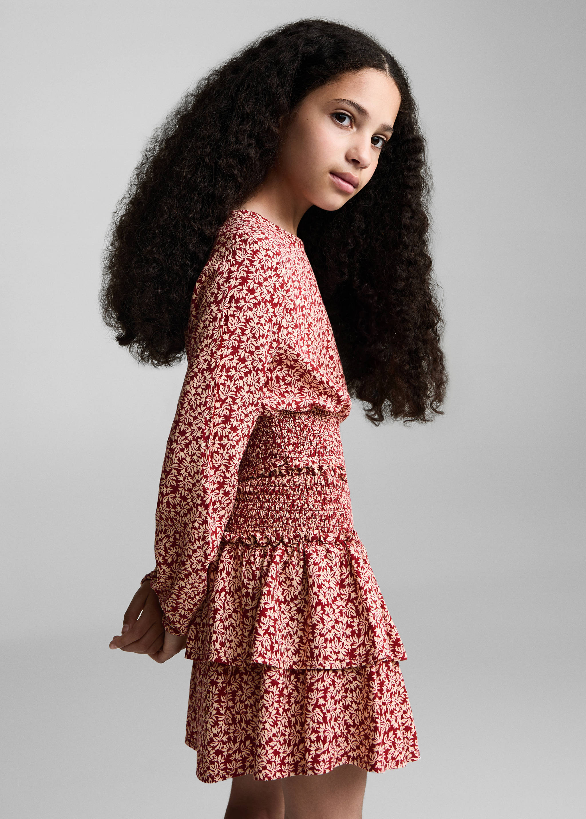 Printed ruffle skirt - Medium plane