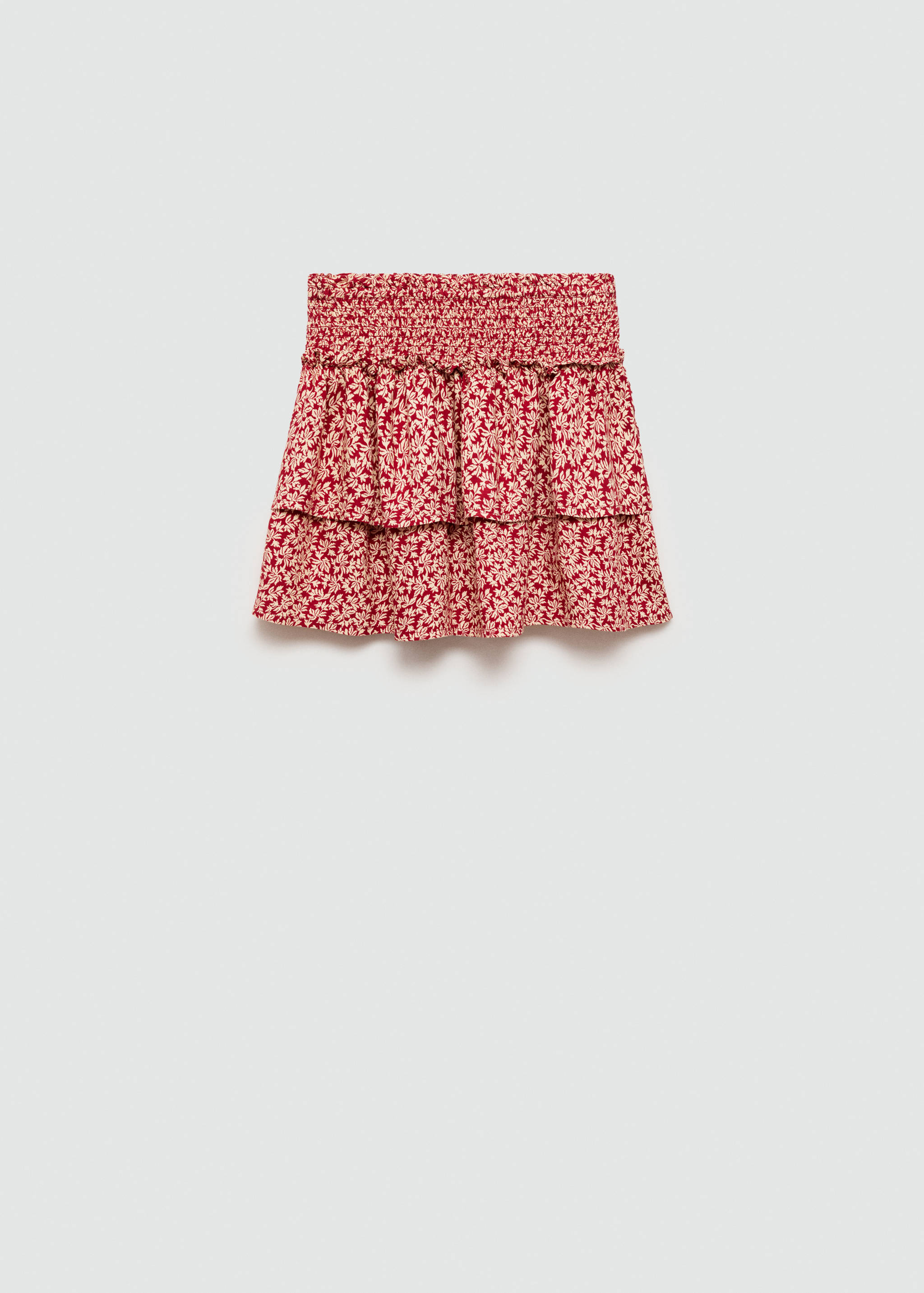 Printed ruffle skirt - Reverse of the article