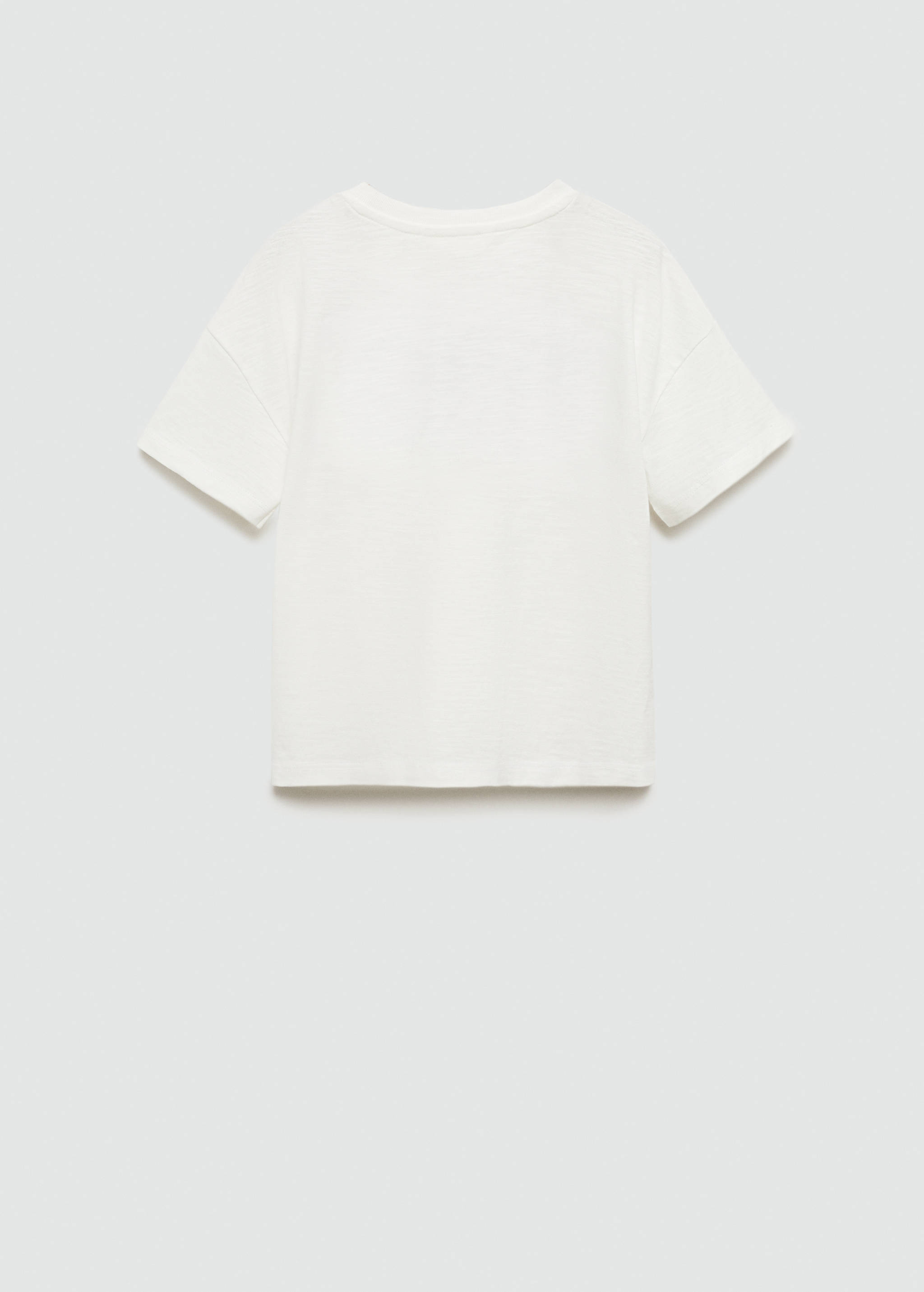 Bedrucktes Shirt mit Perlen - Rückseite des Artikels