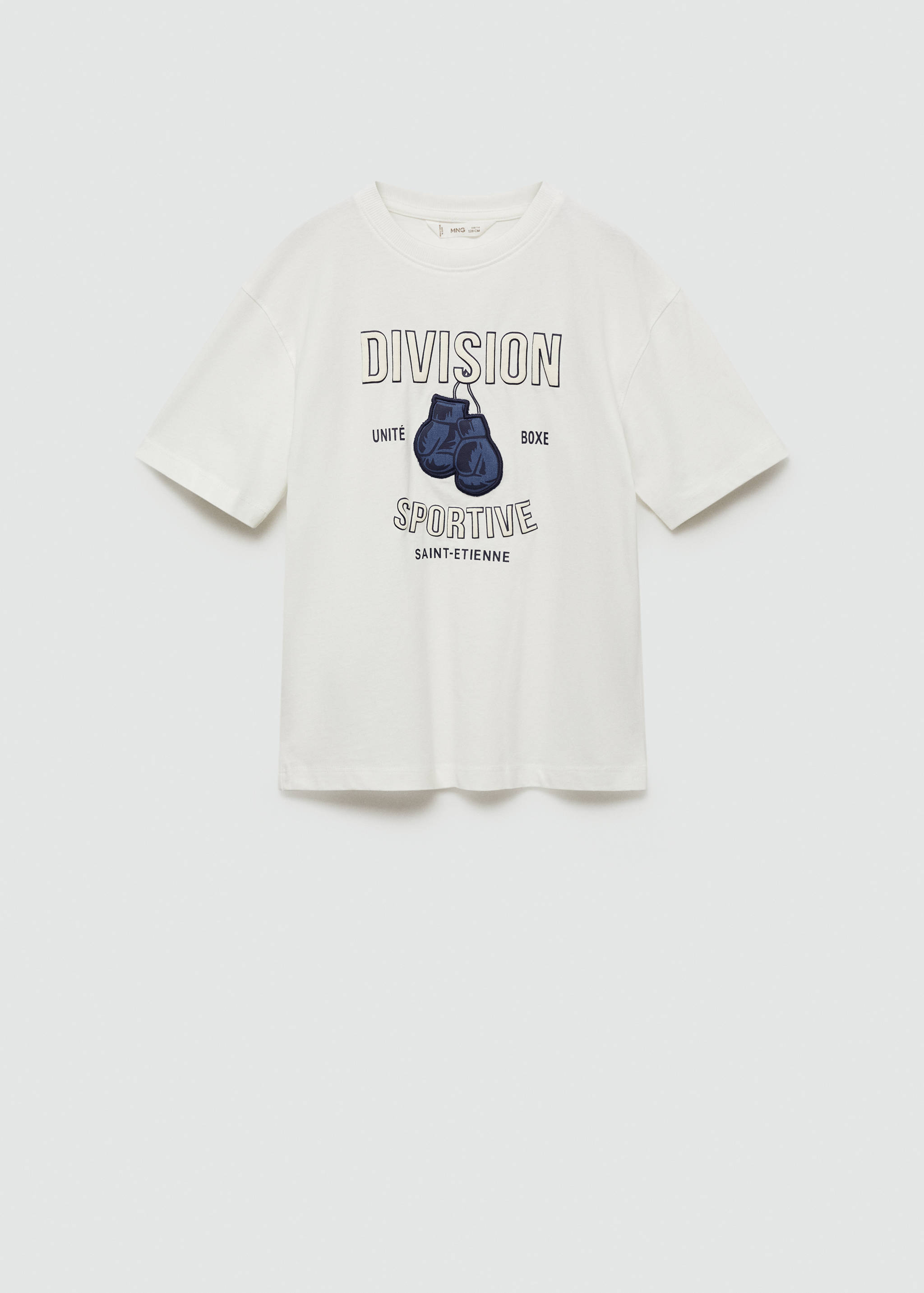 Embossed details printed t-shirt - Article without model