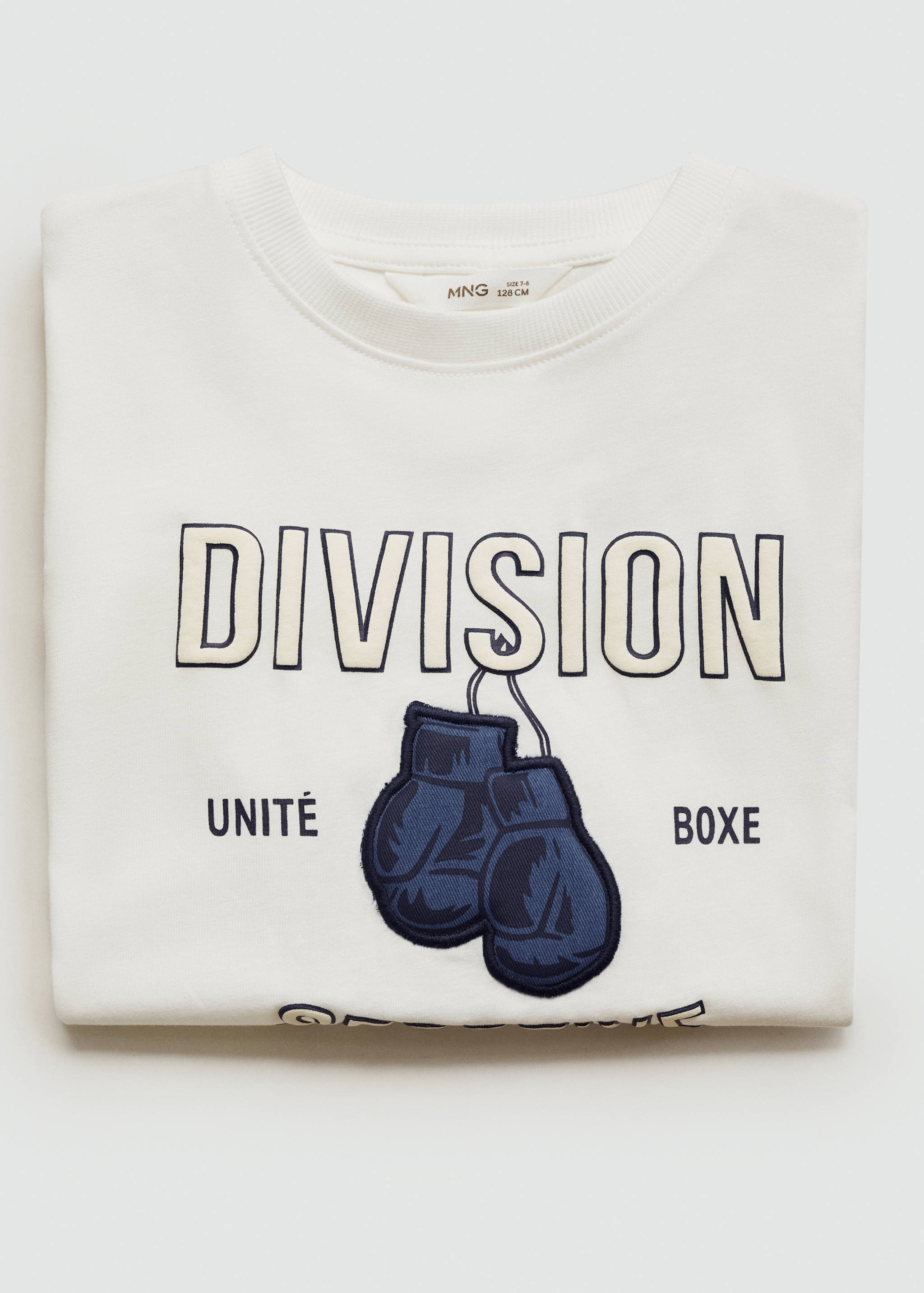 Embossed details printed t-shirt - Details of the article 0