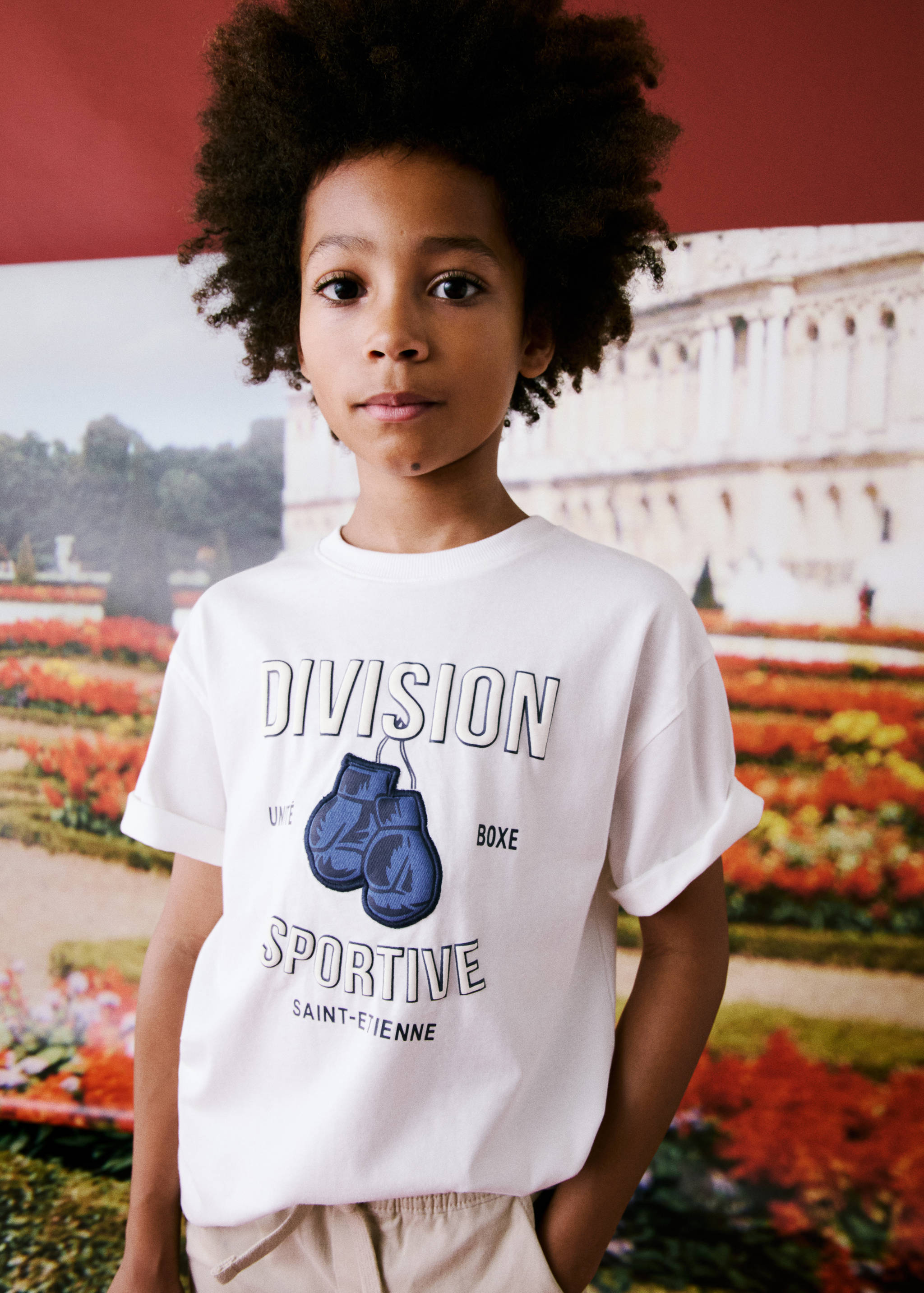 Embossed details printed t-shirt - Details of the article 5