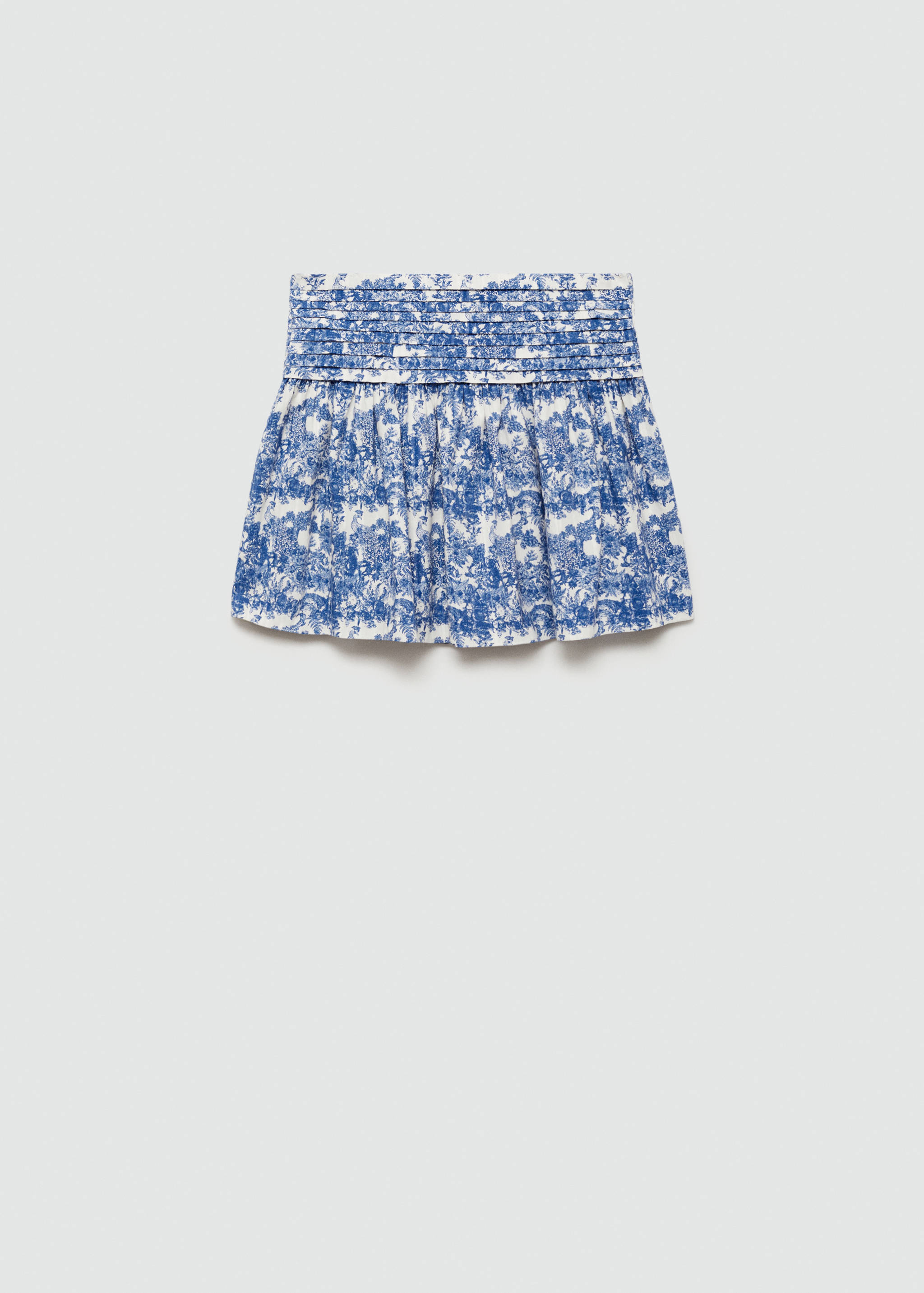 Falda plisada estampada - Artículo sin modelo
