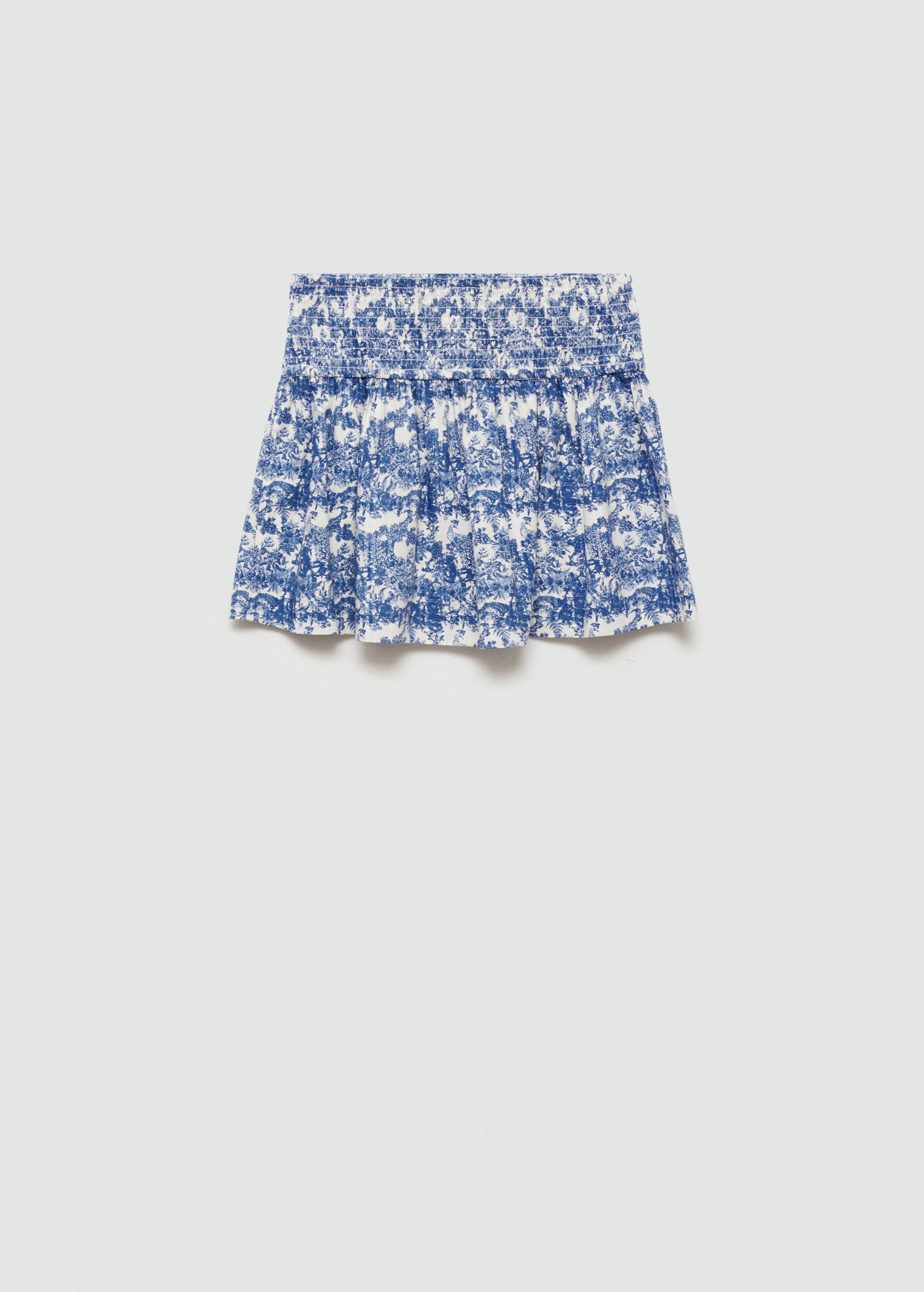 Falda plisada estampada - Reverso del artículo