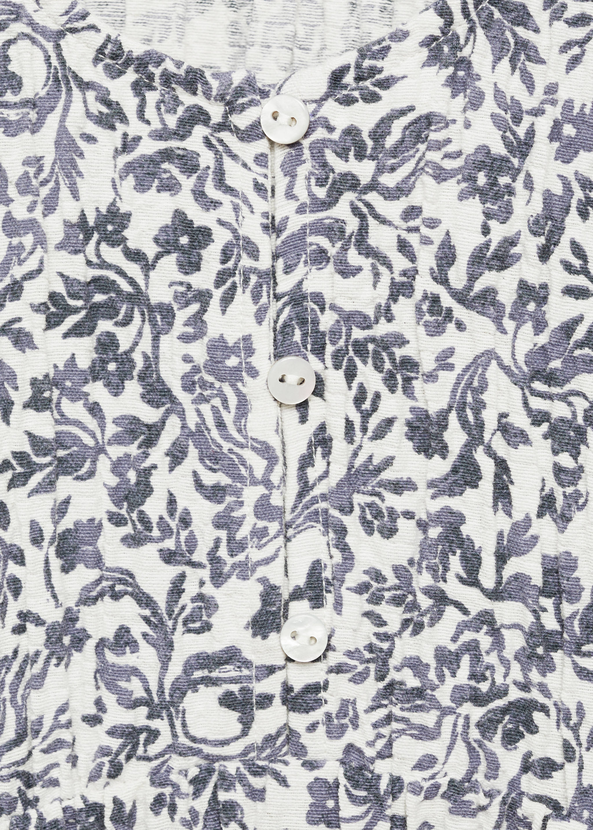 Pleated floral dress - Details of the article 8