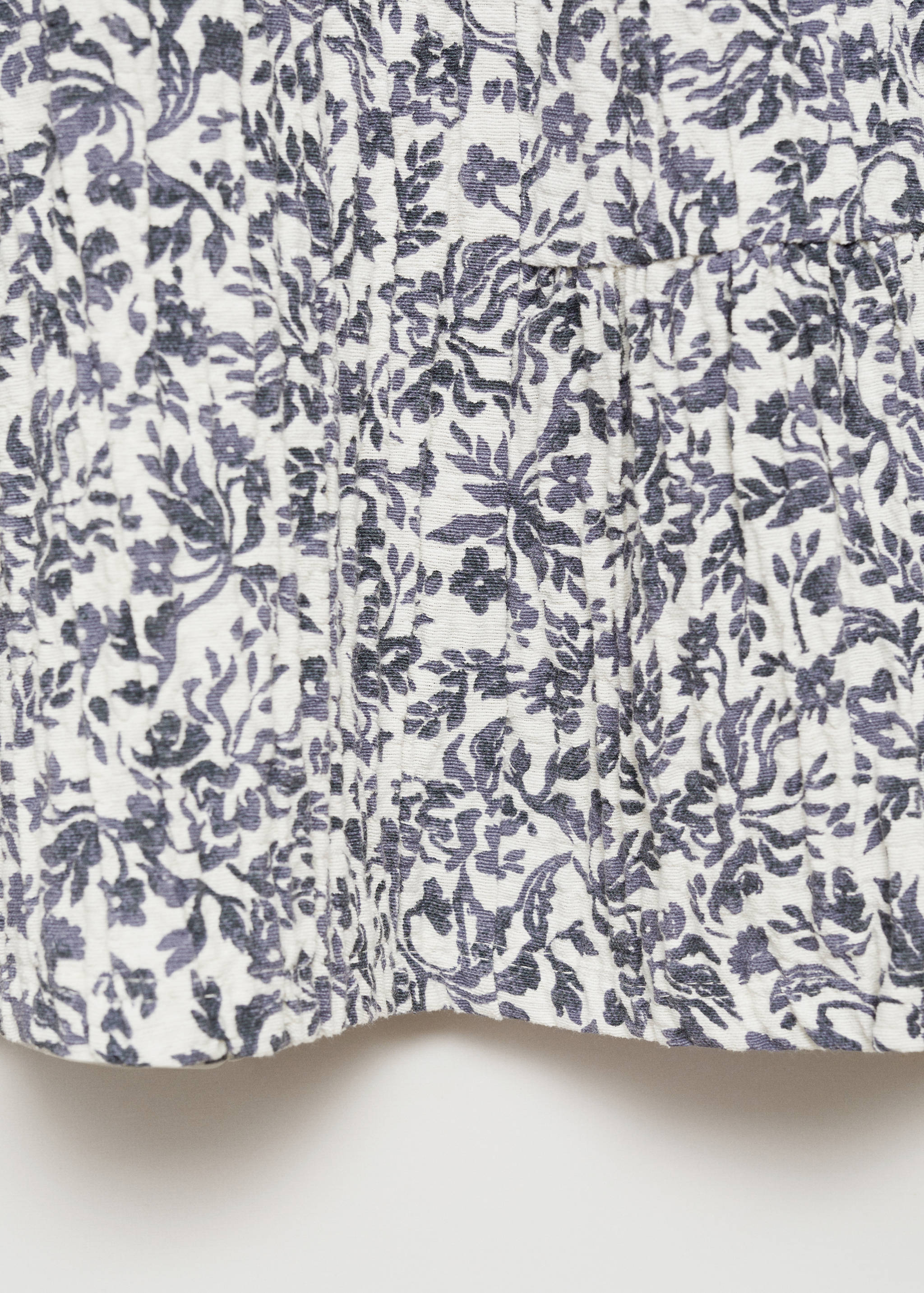 Pleated floral dress - Details of the article 0