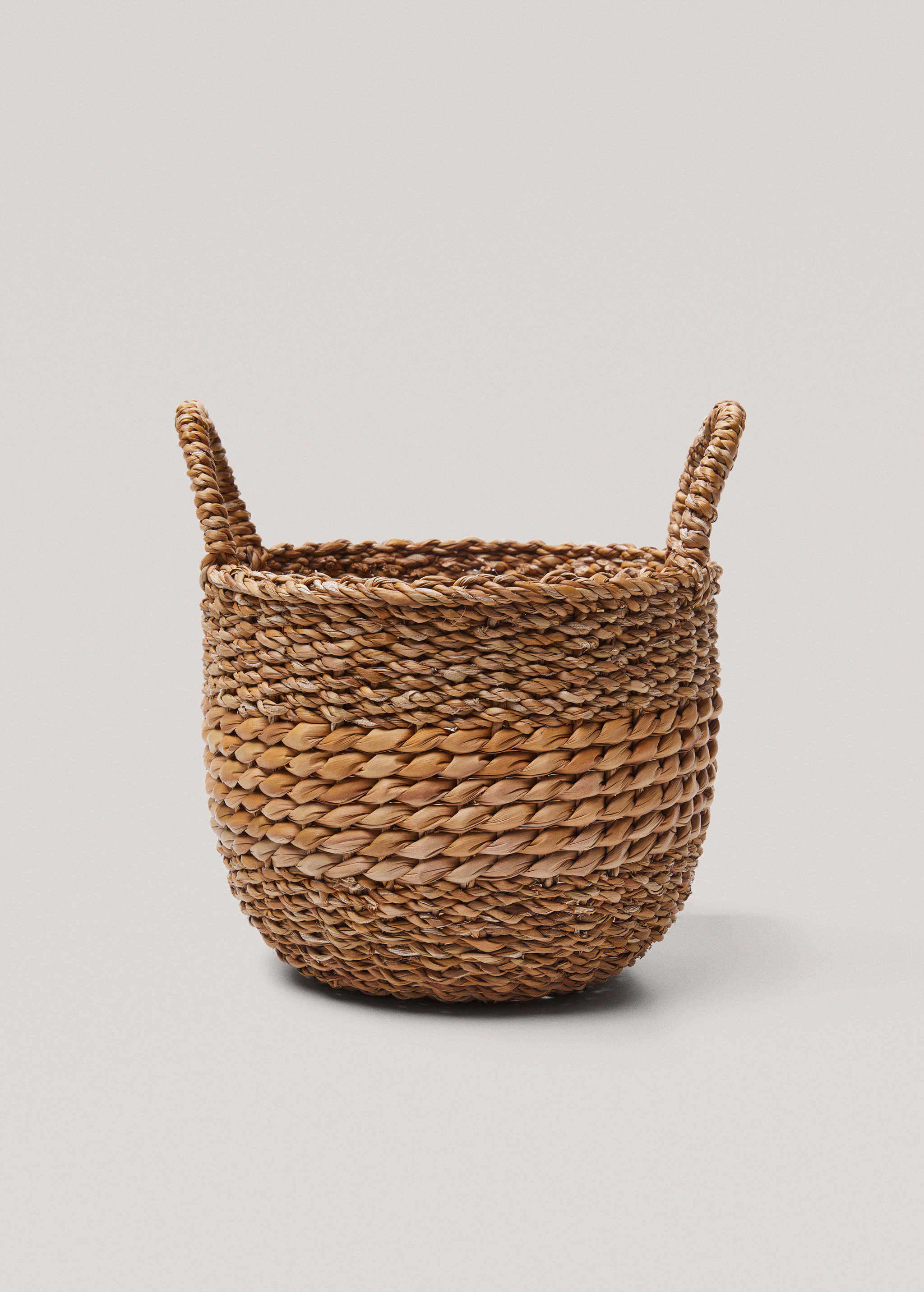Natural fibers round basket 28x20cm - Article without model