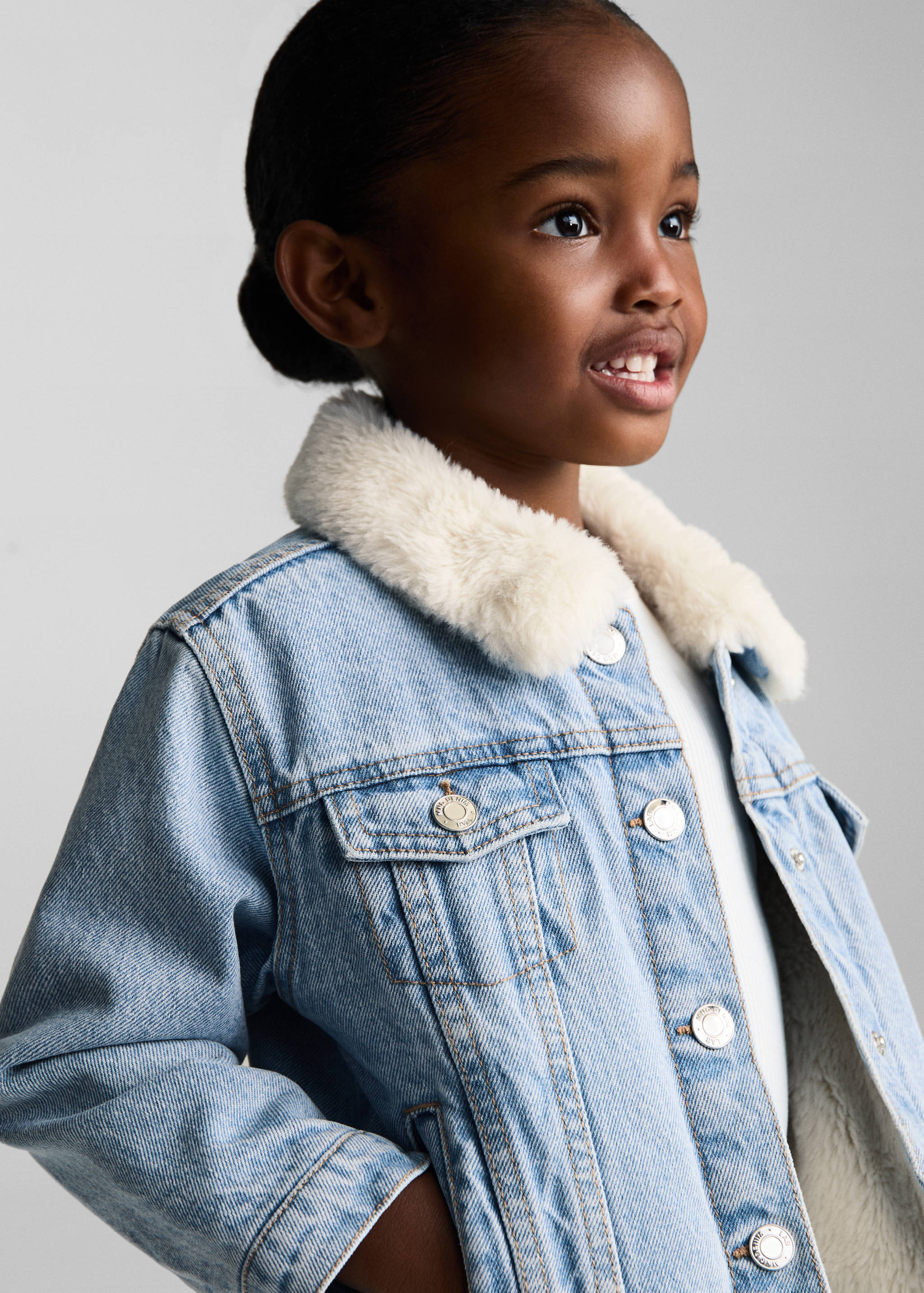 Fur-effect inner jacket - Details of the article 1