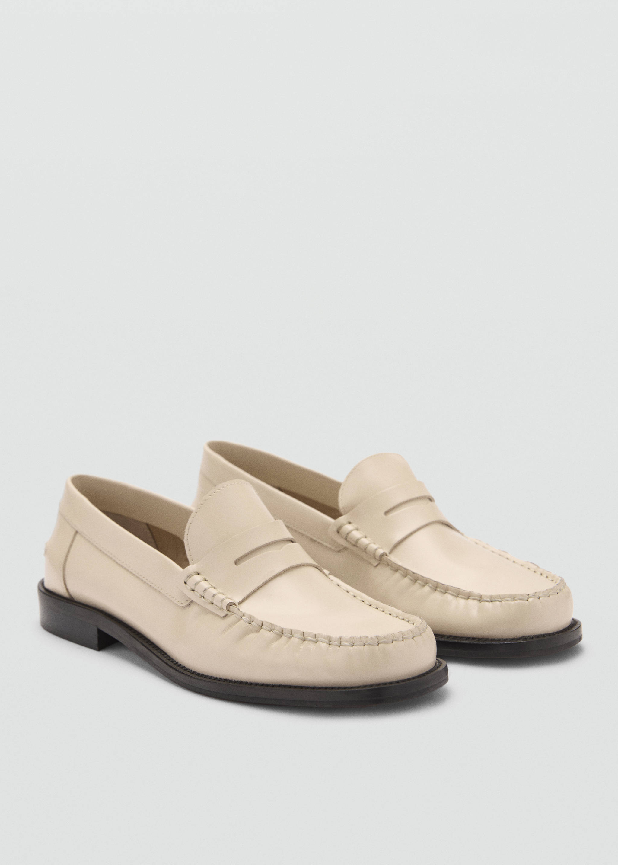 Leather loafers - Medium plane
