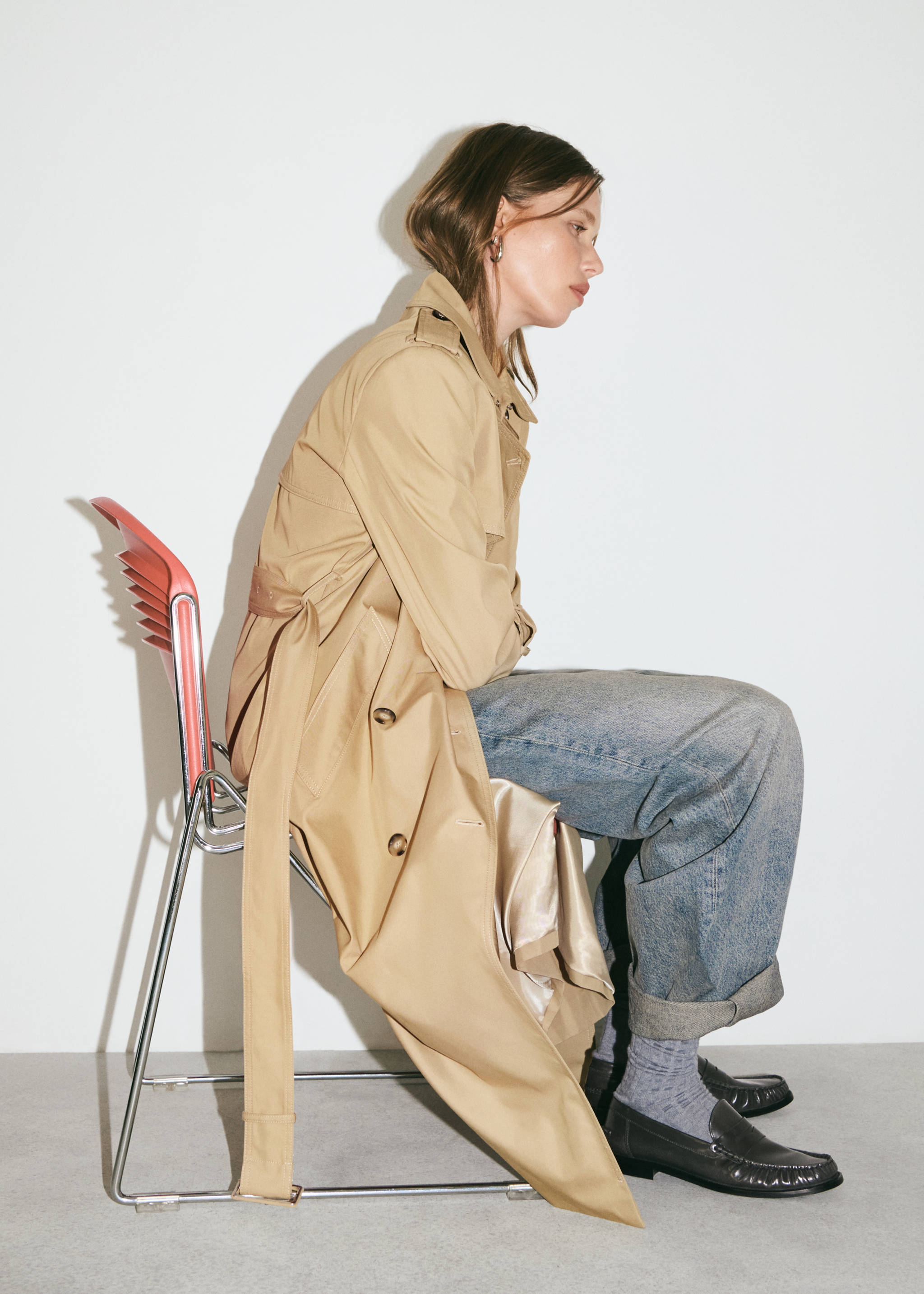 Leather loafers - General plane