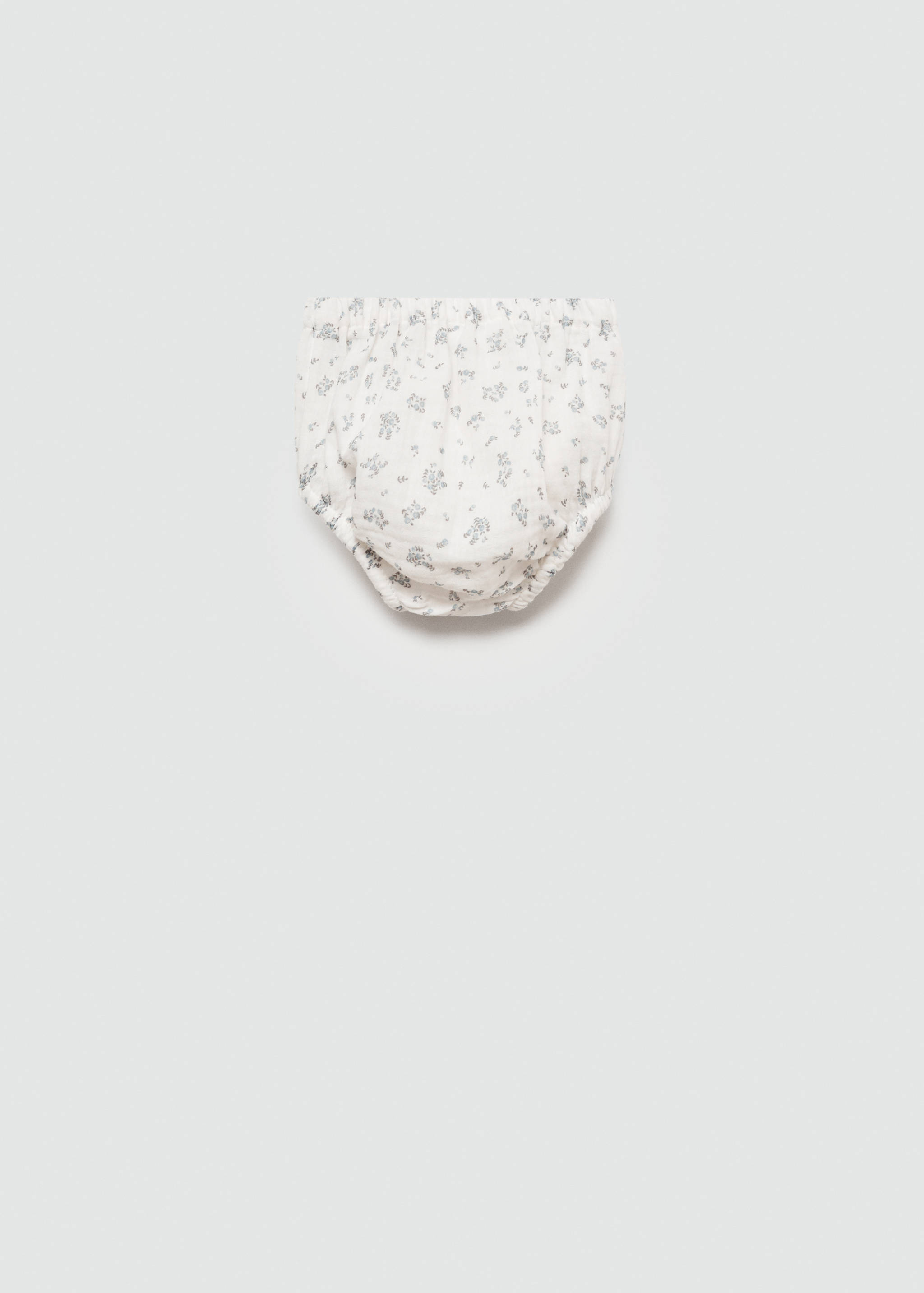 Floral print short - Reverse of the article