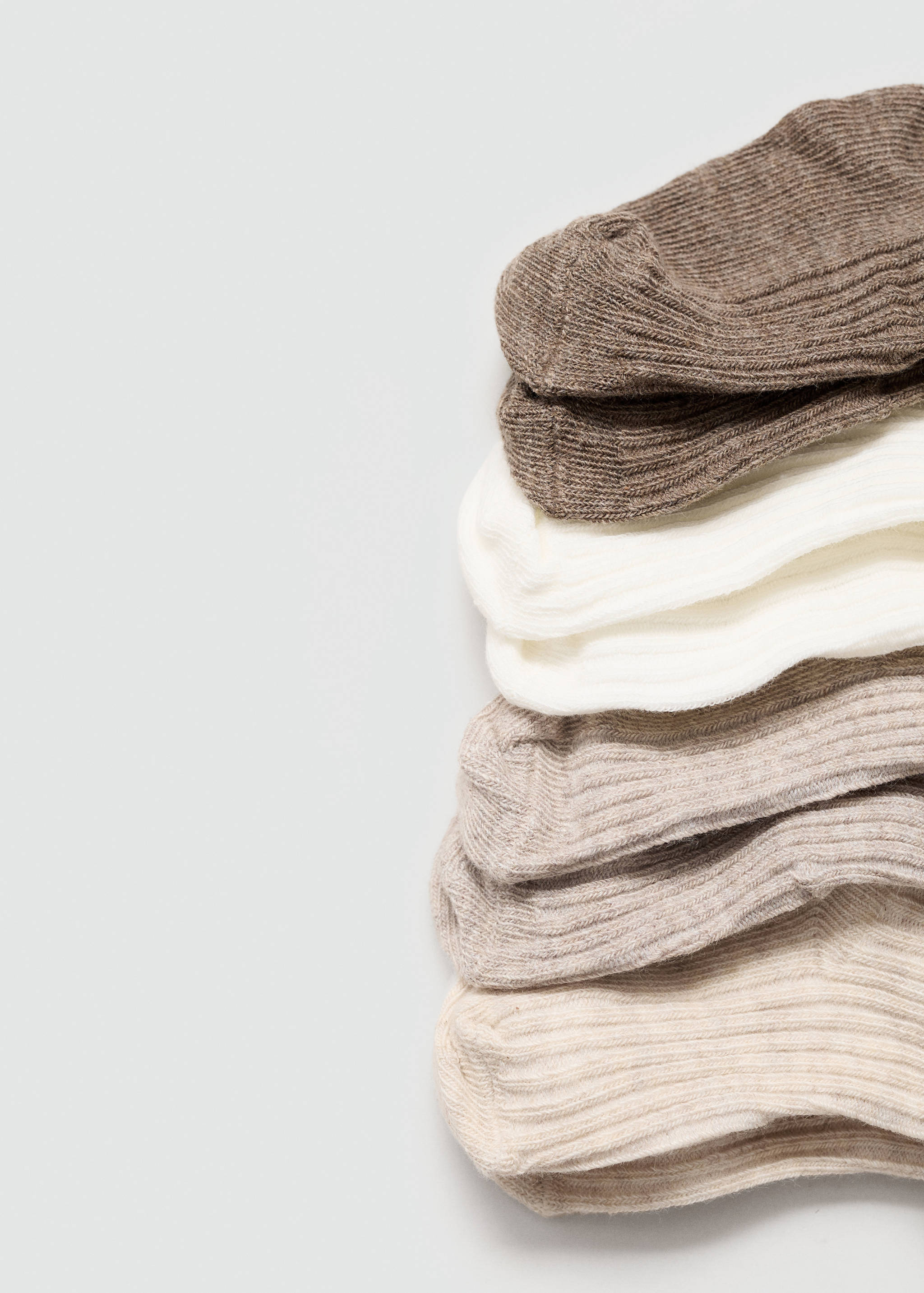 4 пары носков в рубчик - Деталь изделия 0