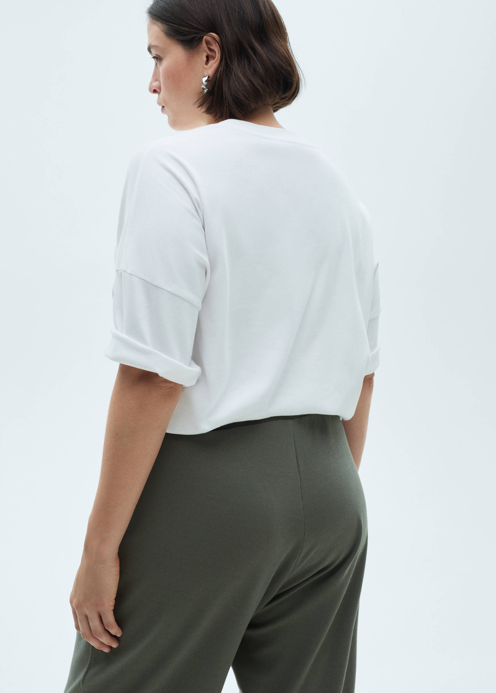 Jogger trousers with seam detail - Details of the article 4