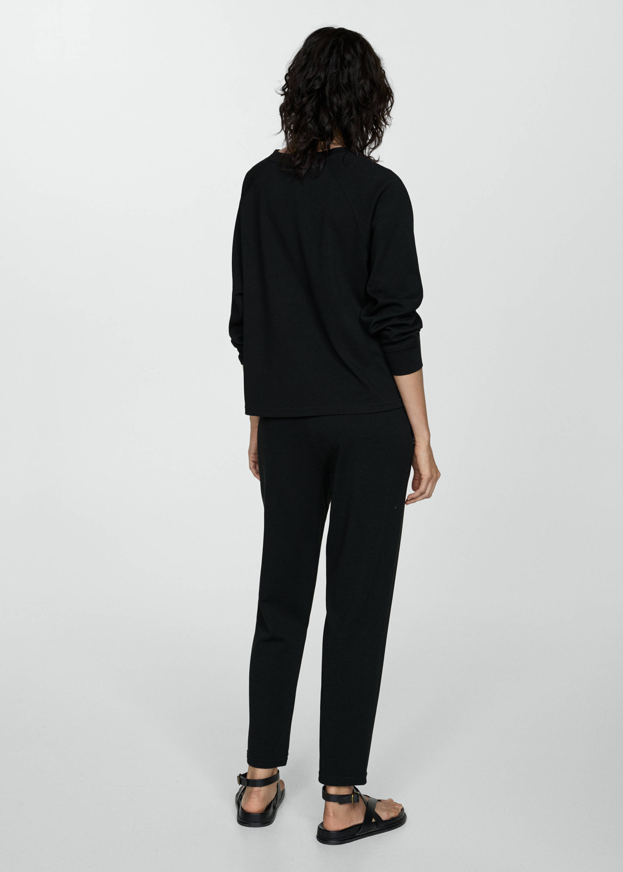 Jogger trousers with seam detail - Reverse of the article